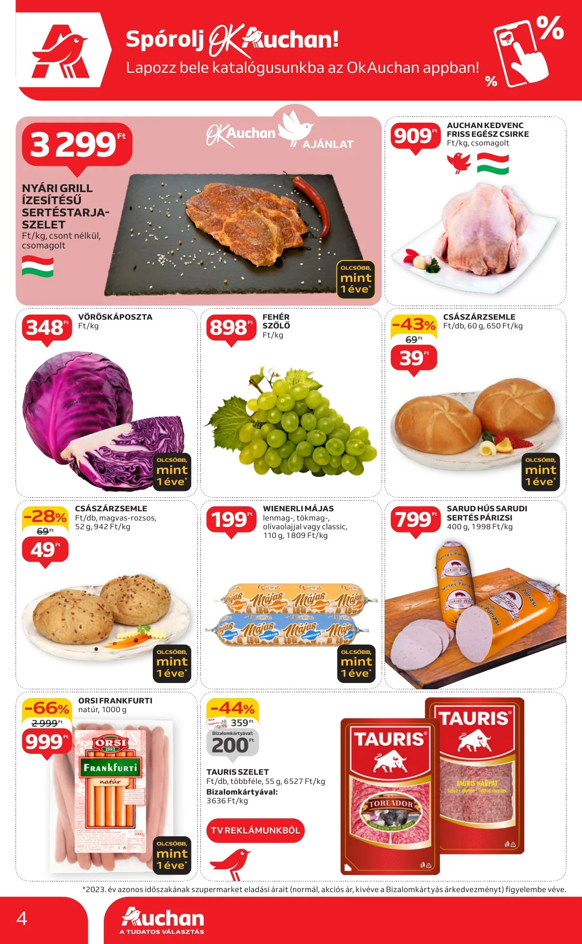 Auchan akciós újság Szupermarket 09.19–09.25 – 4. oldal