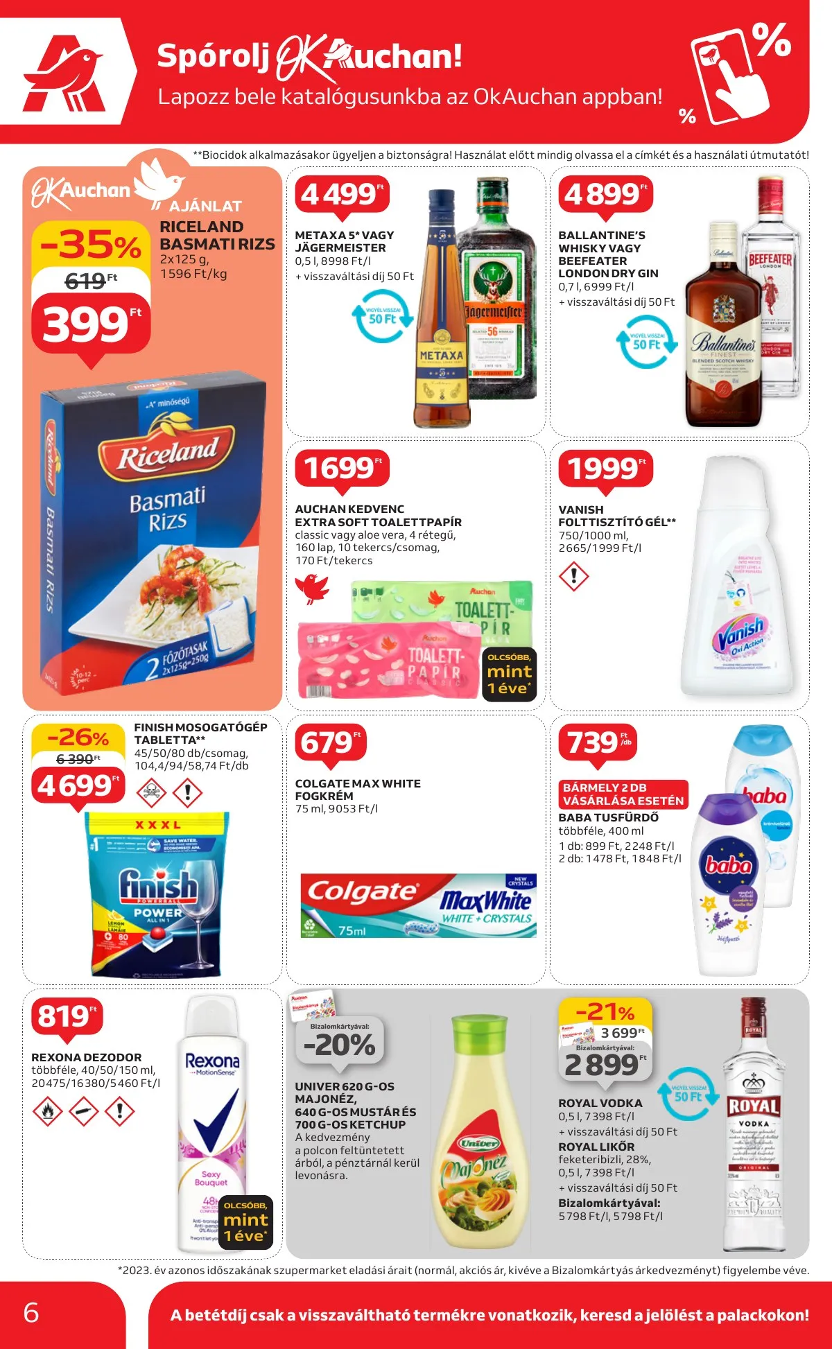 Auchan akciós újság Szupermarket 09.19–09.25 – 6. oldal