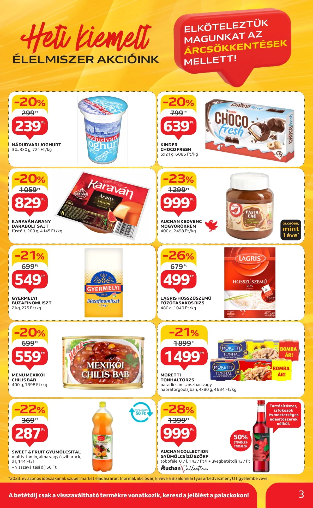 Auchan akciós újság Szupermarket 09.26–10.02 – 3. oldal
