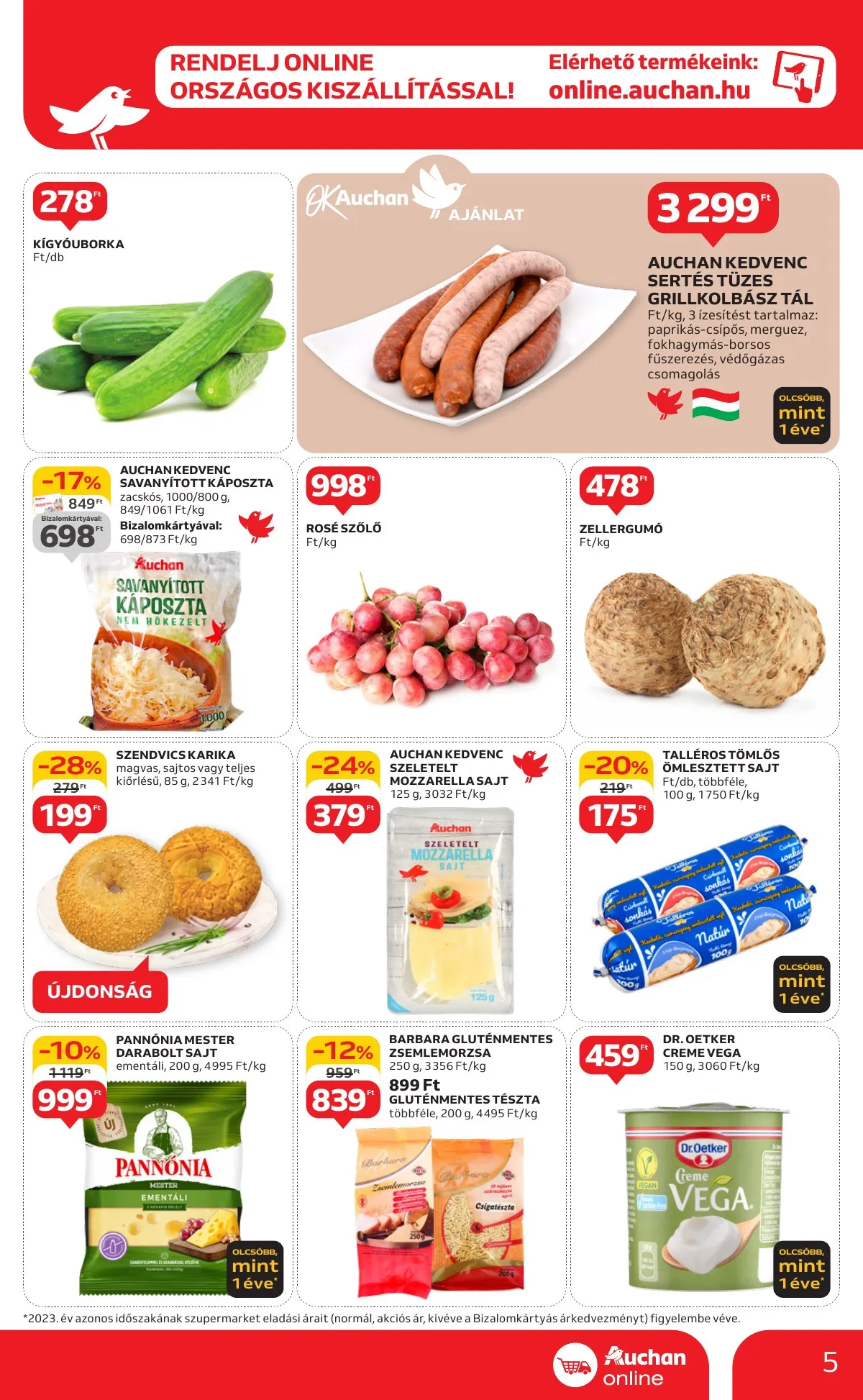 Auchan akciós újság Szupermarket 09.26–10.02 – 5. oldal
