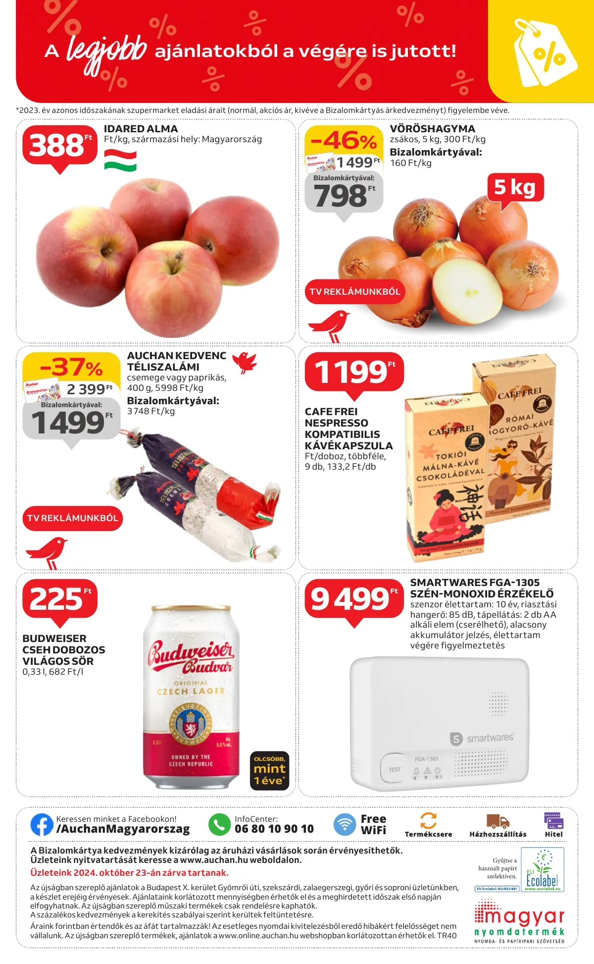 Auchan akciós újság Szupermarket 10.03–10.09 – 12. oldal