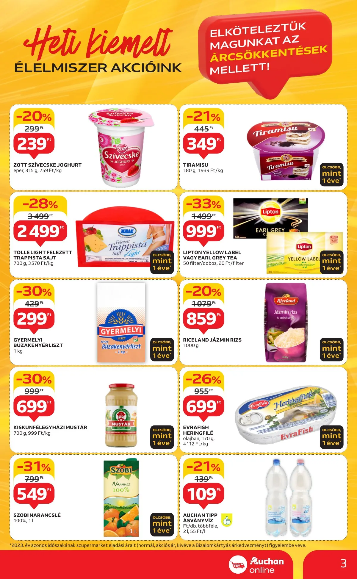 Auchan akciós újság Szupermarket 10.03–10.09 – 3. oldal