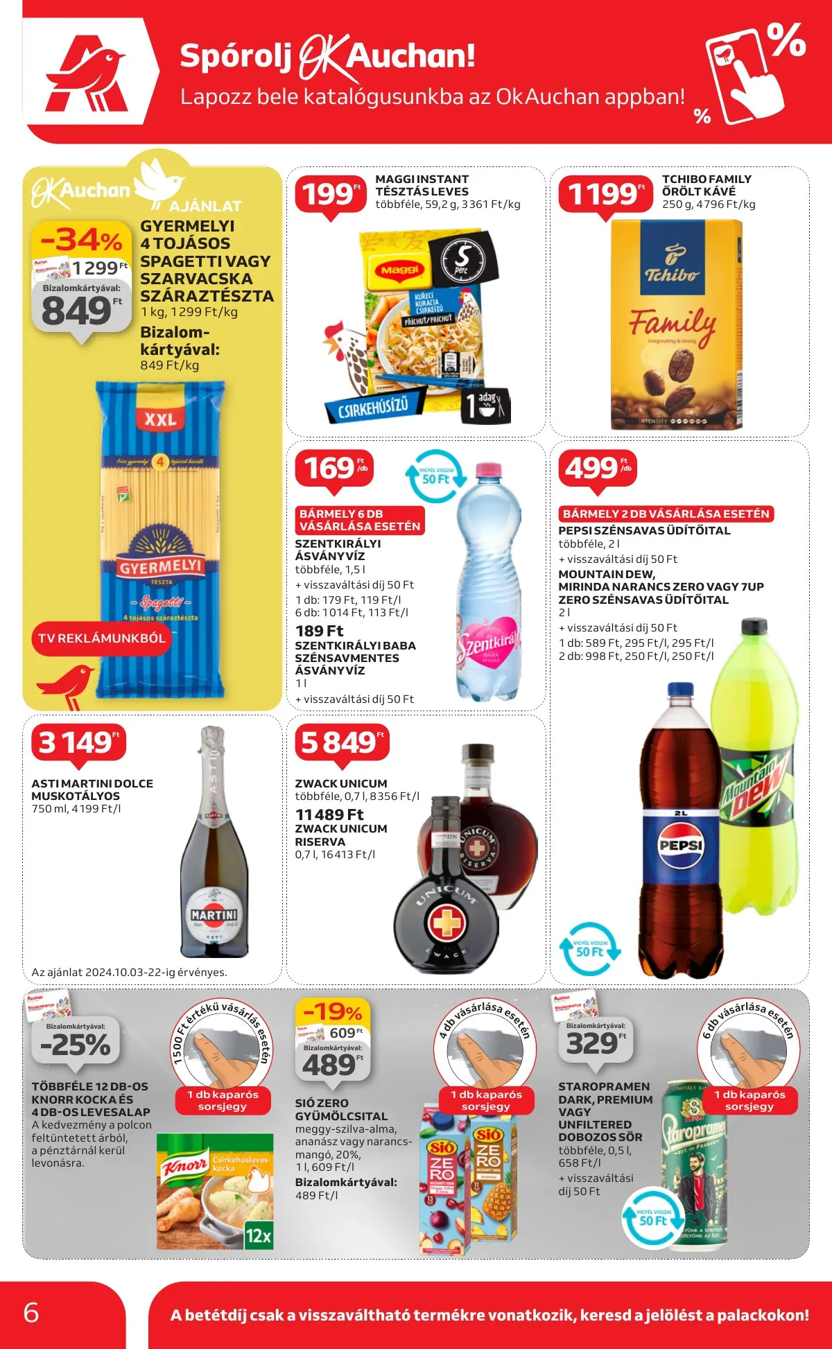 Auchan akciós újság Szupermarket 10.03–10.09 – 6. oldal