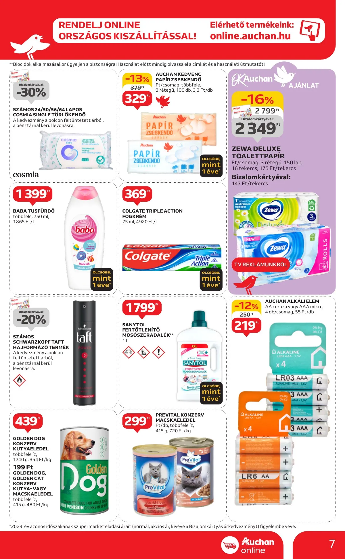 Auchan akciós újság Szupermarket 10.03–10.09 – 7. oldal