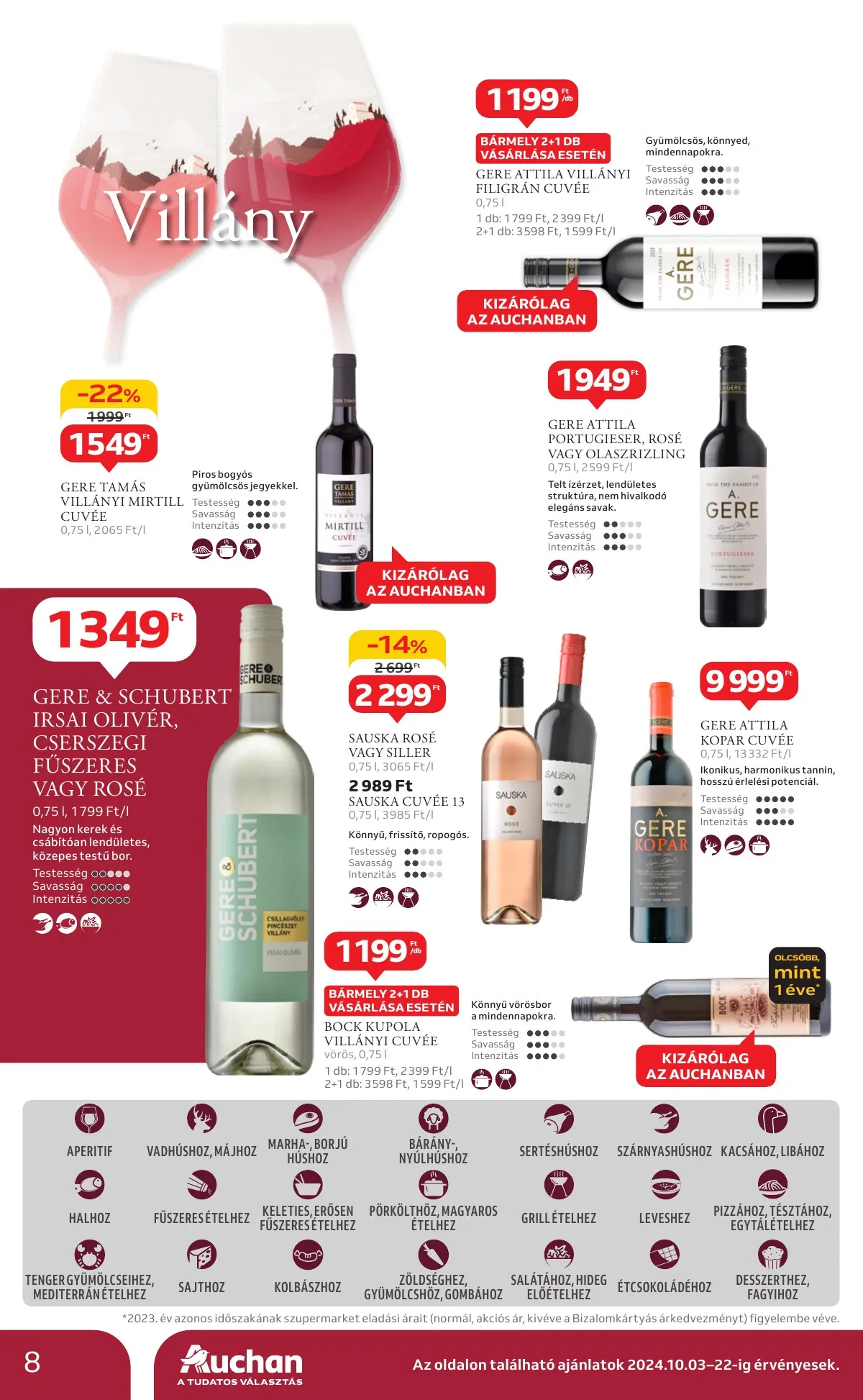 Auchan akciós újság Szupermarket 10.03–10.09 – 8. oldal