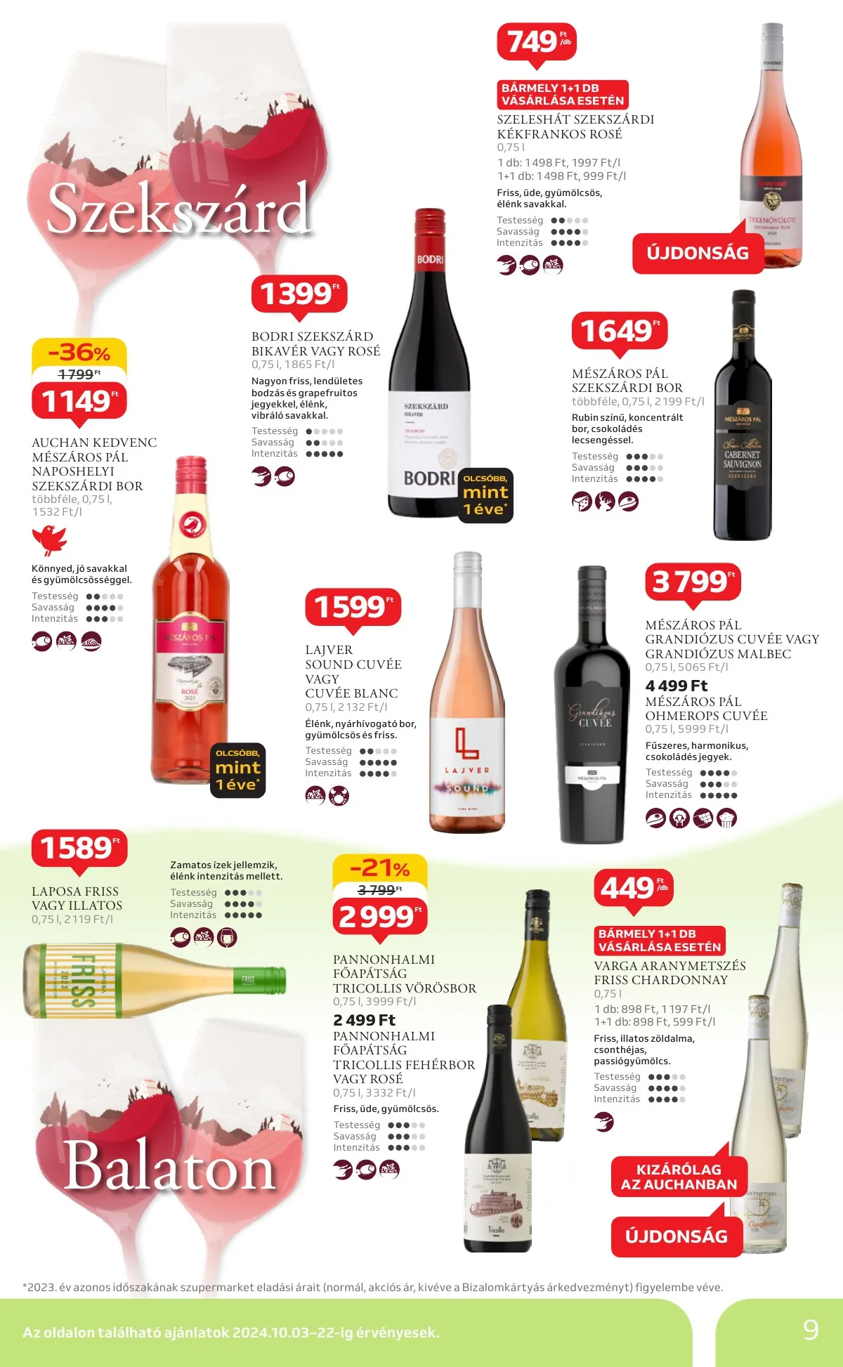 Auchan akciós újság Szupermarket 10.03–10.09 – 9. oldal