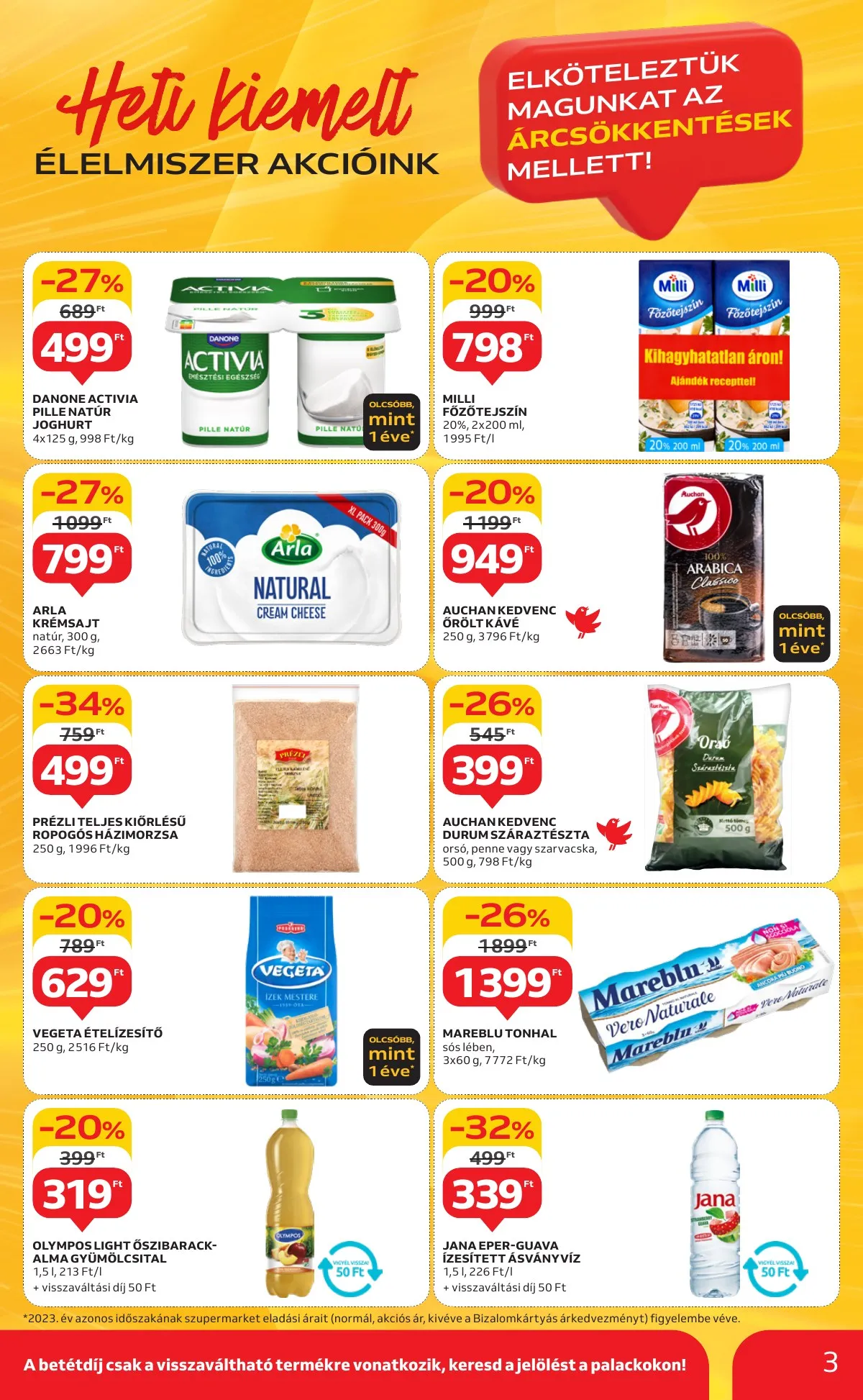 Auchan akciós újság Szupermarket 10.10–10.16 – 3. oldal