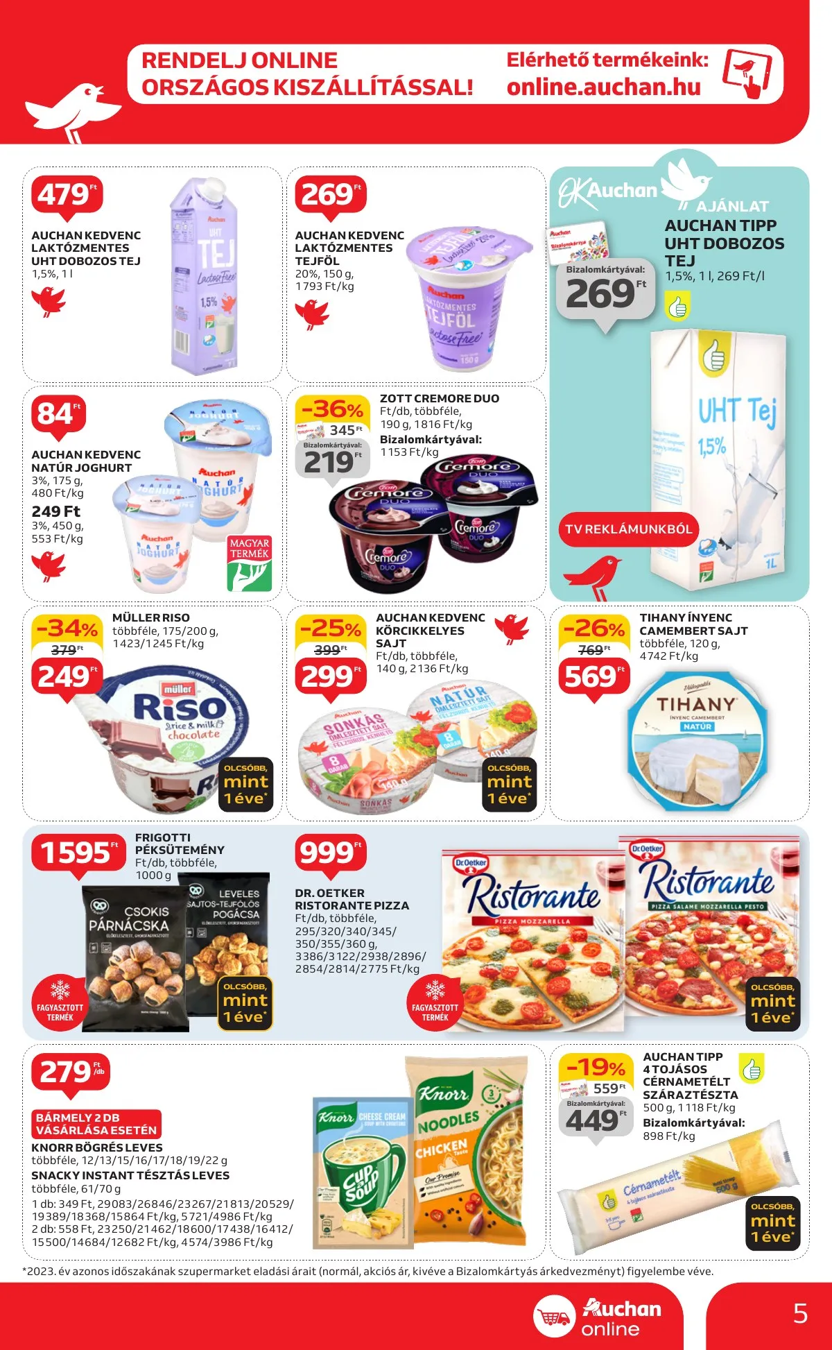 Auchan akciós újság Szupermarket 10.10–10.16 – 5. oldal