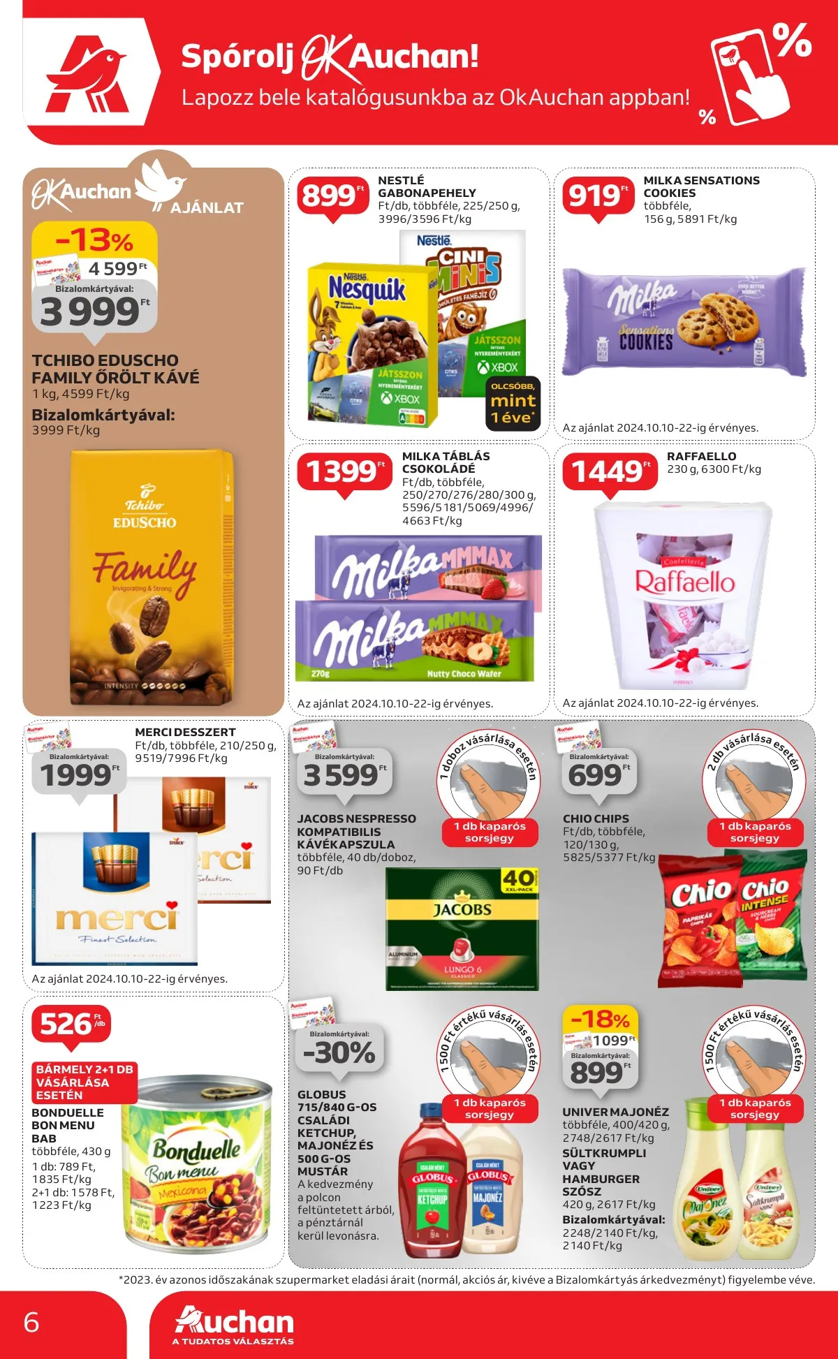Auchan akciós újság Szupermarket 10.10–10.16 – 6. oldal