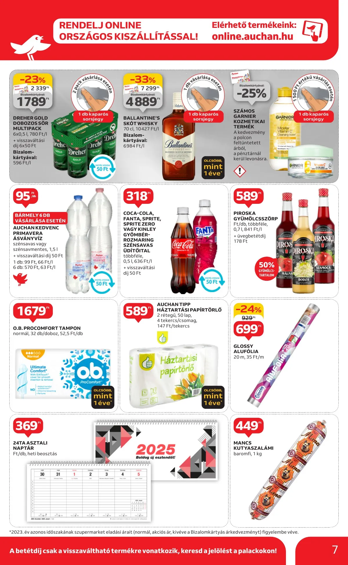Auchan akciós újság Szupermarket 10.10–10.16 – 7. oldal