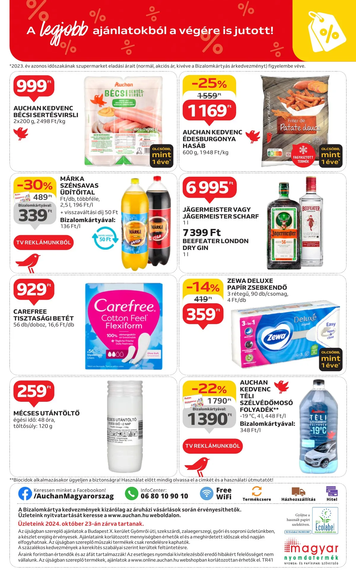 Auchan akciós újság Szupermarket 10.10–10.16 – 8. oldal
