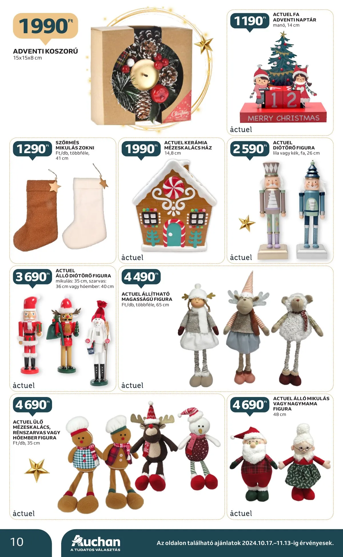 Auchan akciós újság Szupermarket 10.17–10.23 – 10. oldal