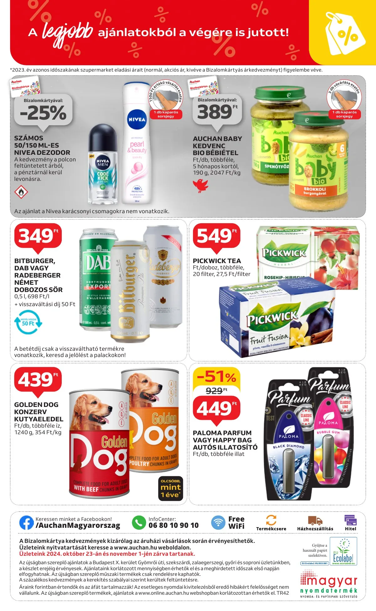 Auchan akciós újság Szupermarket 10.17–10.23 – 12. oldal