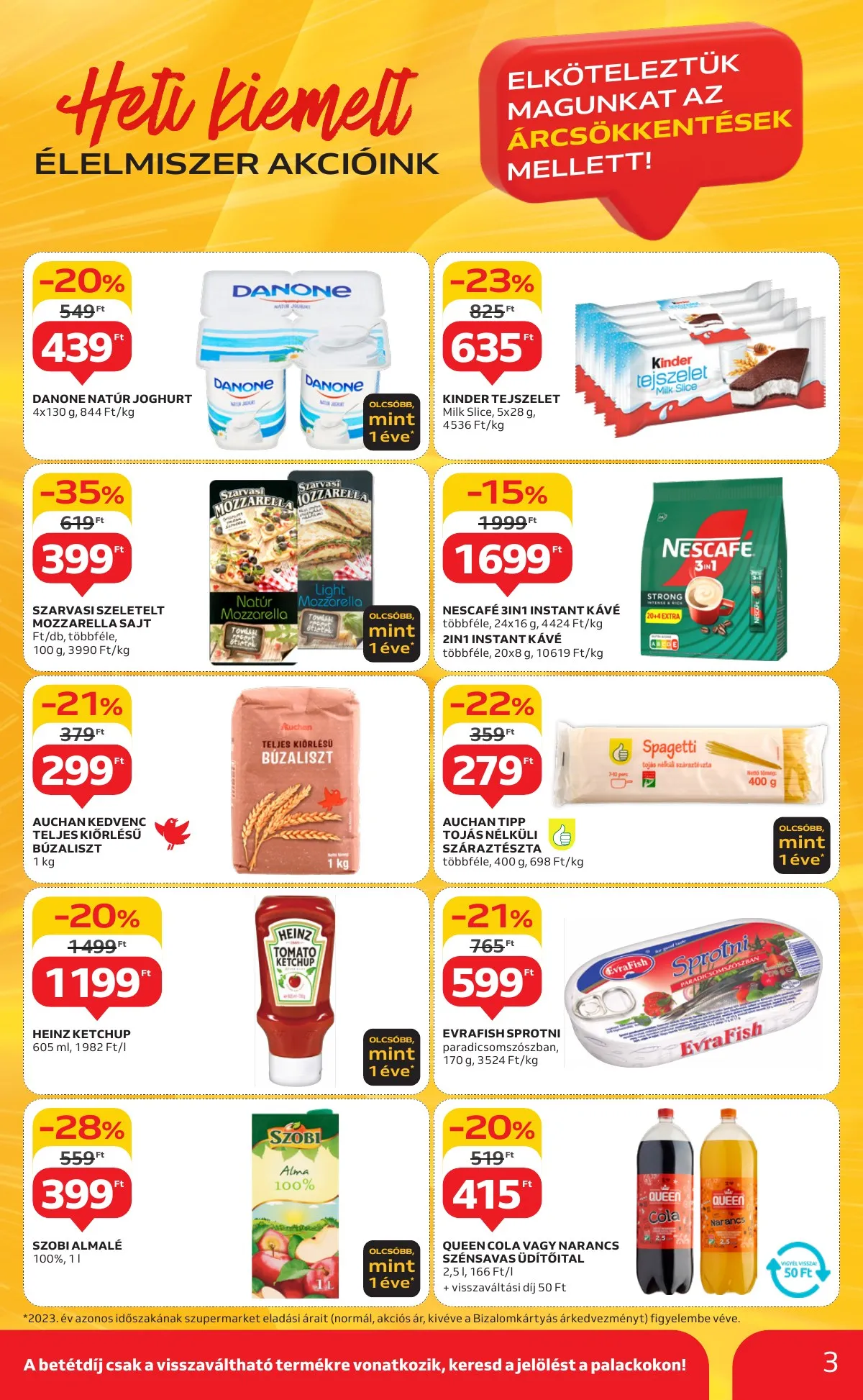 Auchan akciós újság Szupermarket 10.17–10.23 – 3. oldal