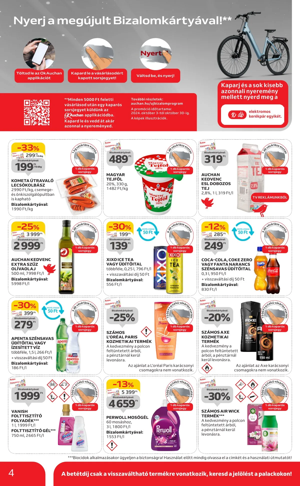 Auchan akciós újság Szupermarket 10.17–10.23 – 4. oldal