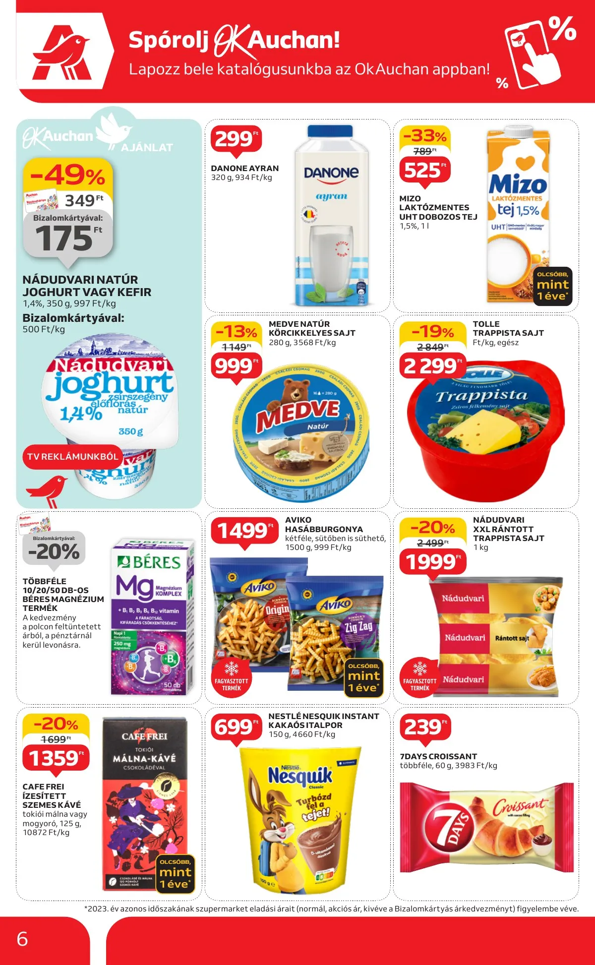 Auchan akciós újság Szupermarket 10.17–10.23 – 6. oldal
