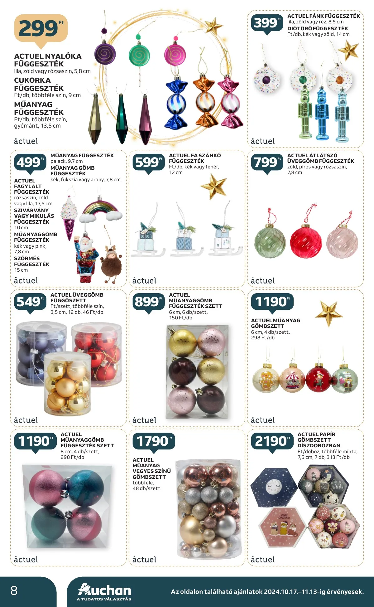 Auchan akciós újság Szupermarket 10.17–10.23 – 8. oldal