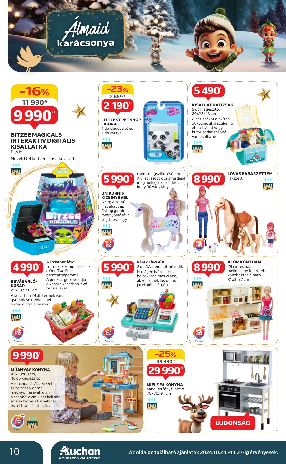 Auchan akciós újság Szupermarket 10.24–10.30 – 10. oldal