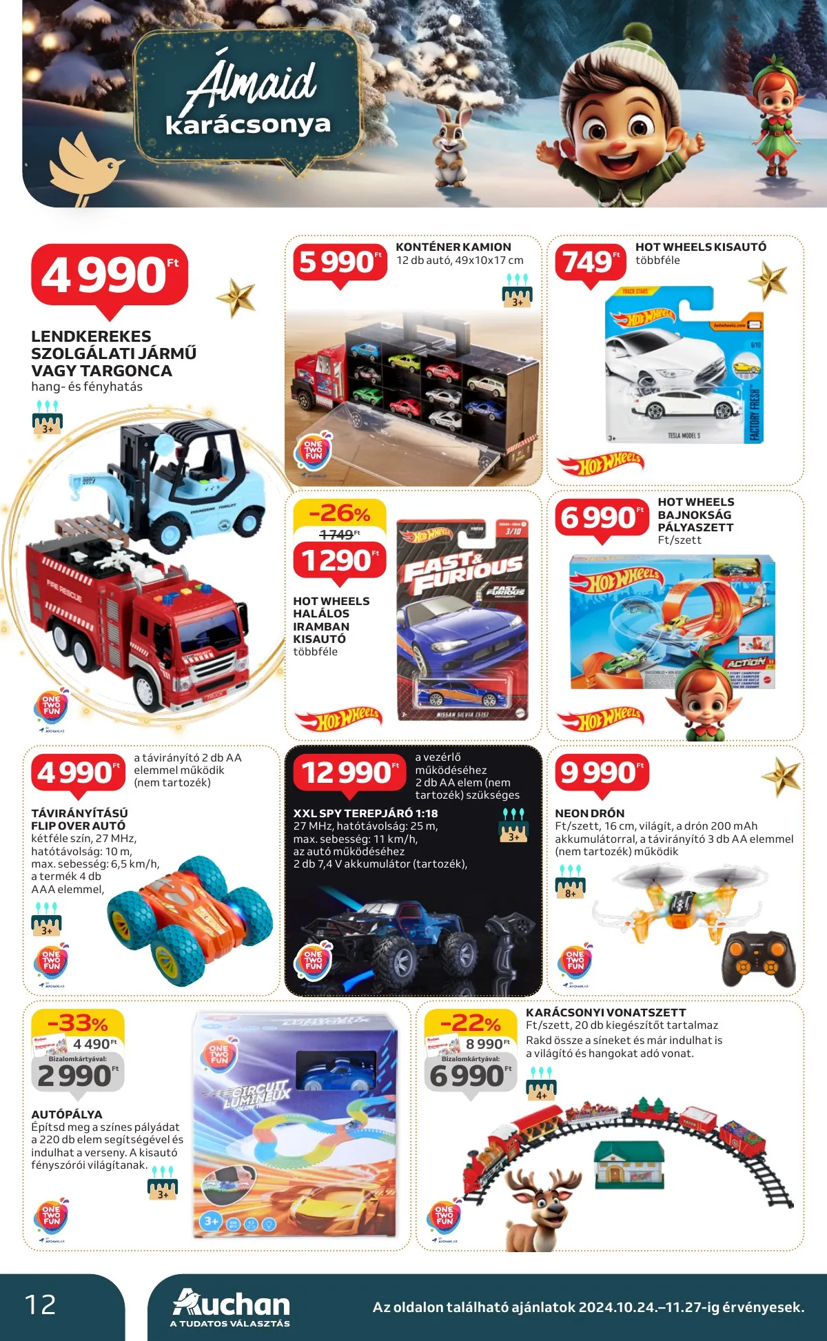 Auchan akciós újság Szupermarket 10.24–10.30 – 12. oldal