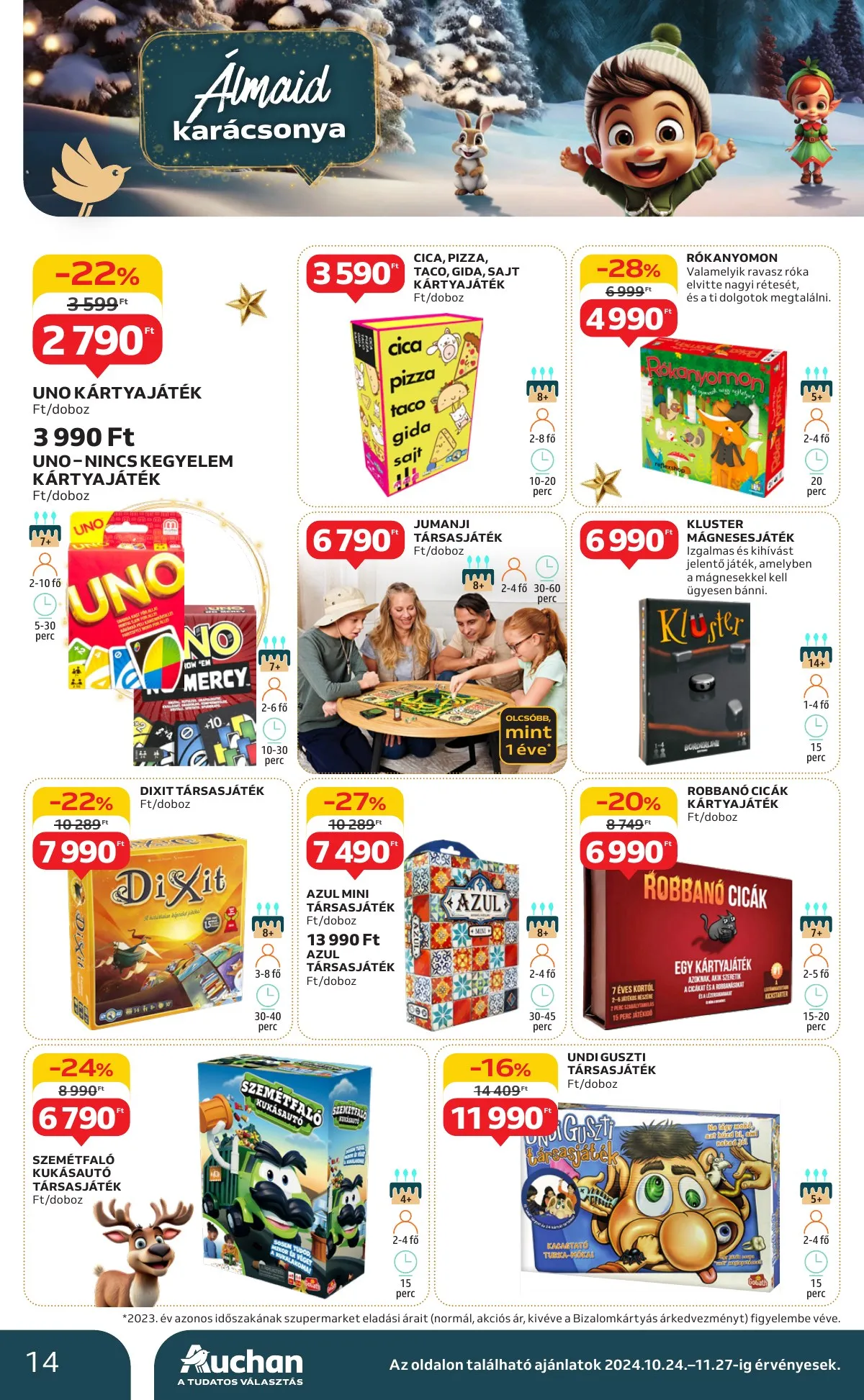 Auchan akciós újság Szupermarket 10.24–10.30 – 14. oldal