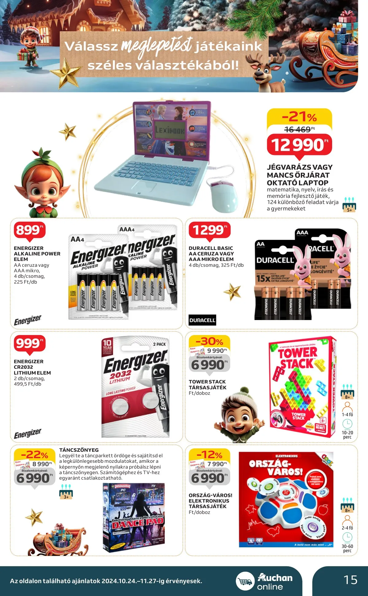 Auchan akciós újság Szupermarket 10.24–10.30 – 15. oldal