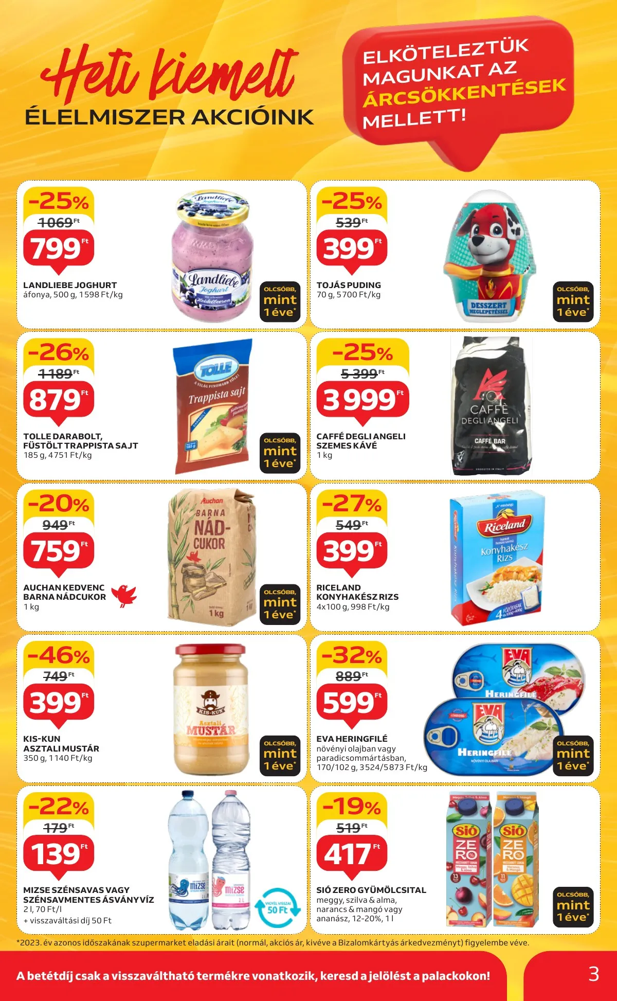 Auchan akciós újság Szupermarket 10.24–10.30 – 3. oldal