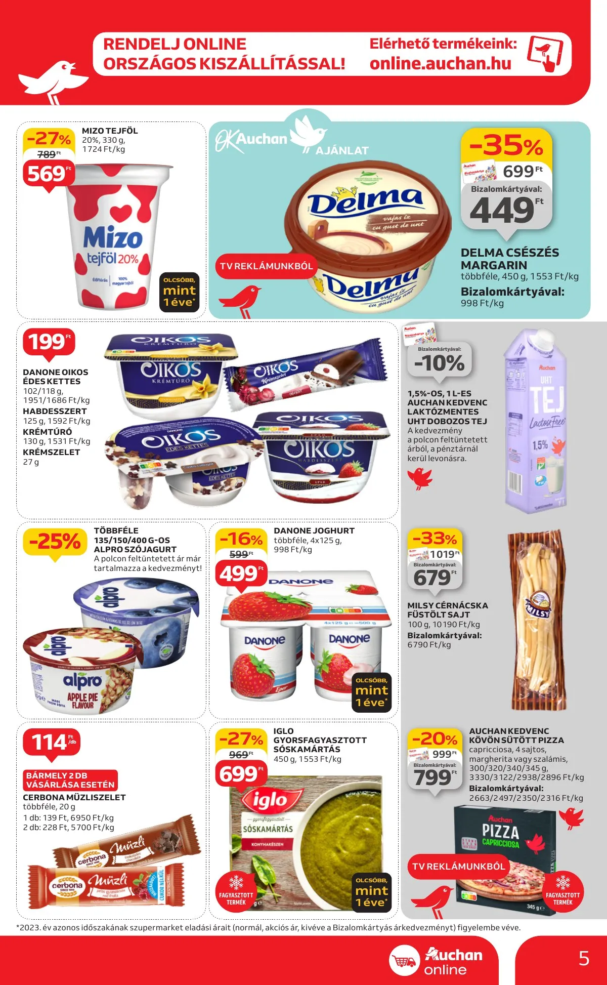 Auchan akciós újság Szupermarket 10.24–10.30 – 5. oldal