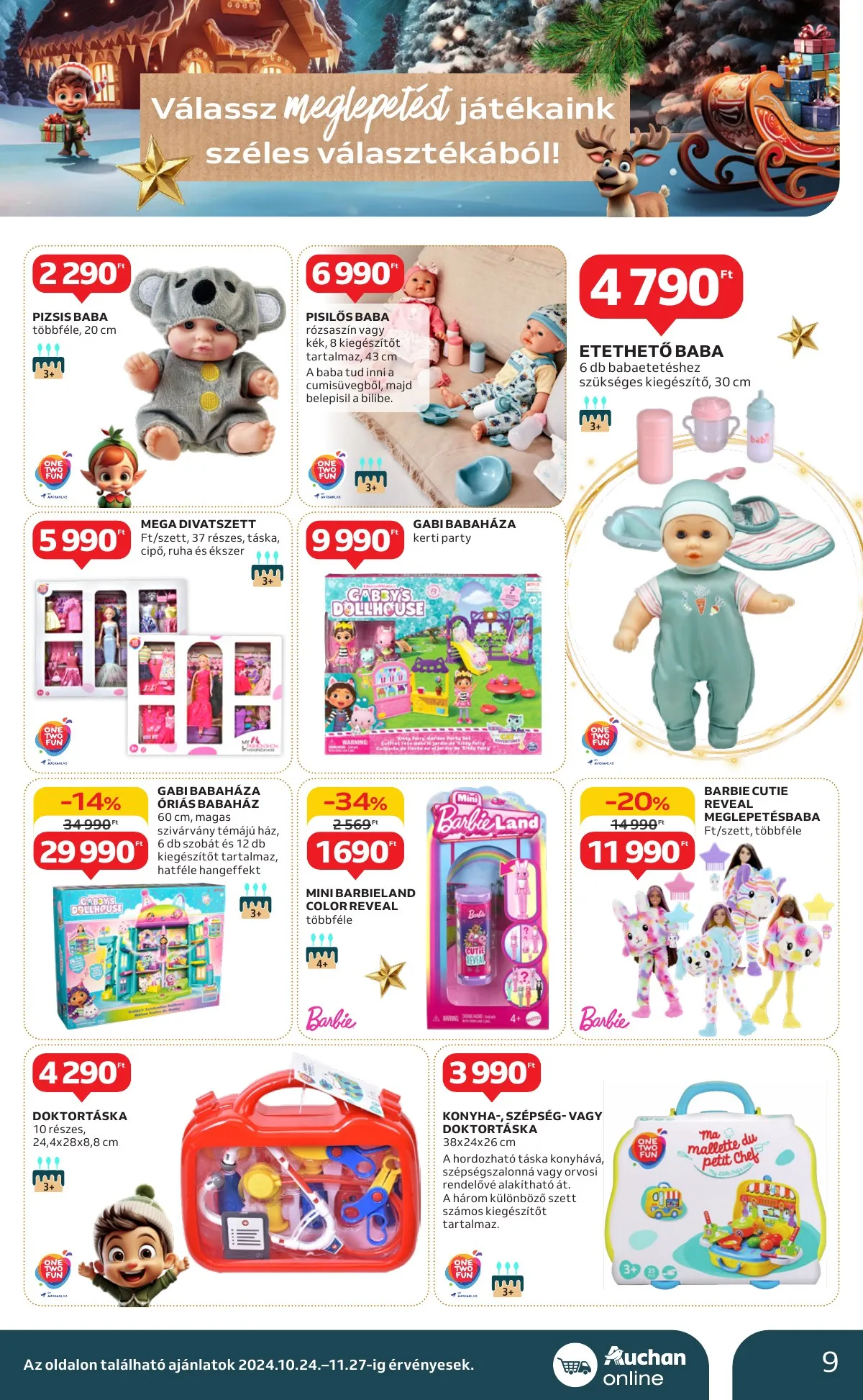 Auchan akciós újság Szupermarket 10.24–10.30 – 9. oldal