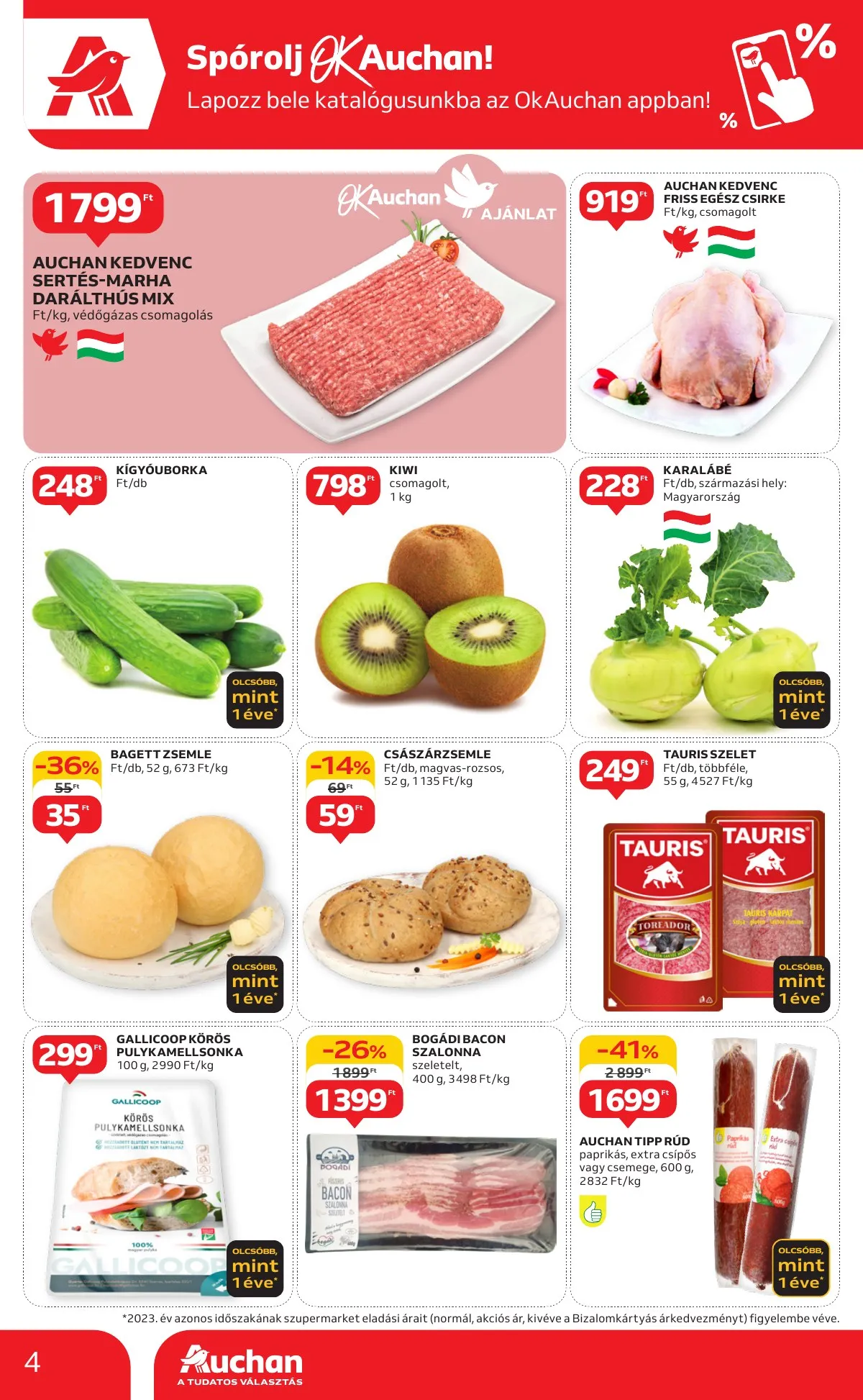 Auchan akciós újság Szupermarket 10.31–11.06 – 4. oldal