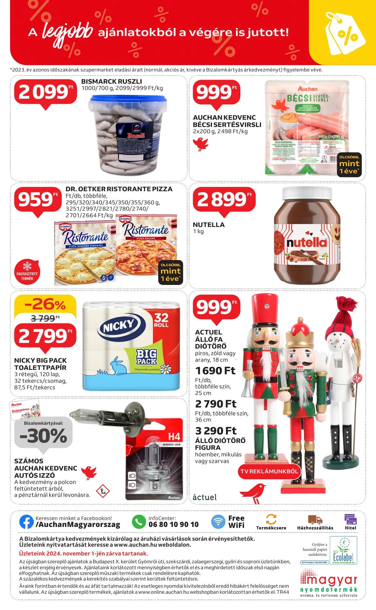 Auchan akciós újság Szupermarket 10.31–11.06 – 8. oldal