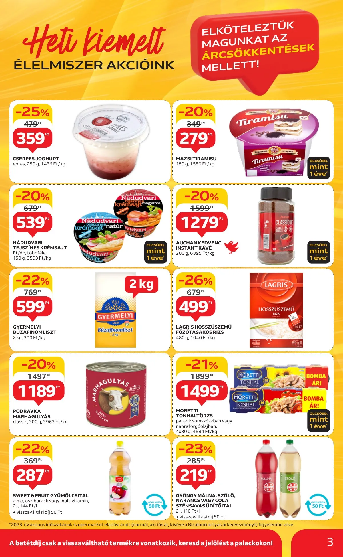 Auchan akciós újság Szupermarket 11.07–11.13 – 3. oldal