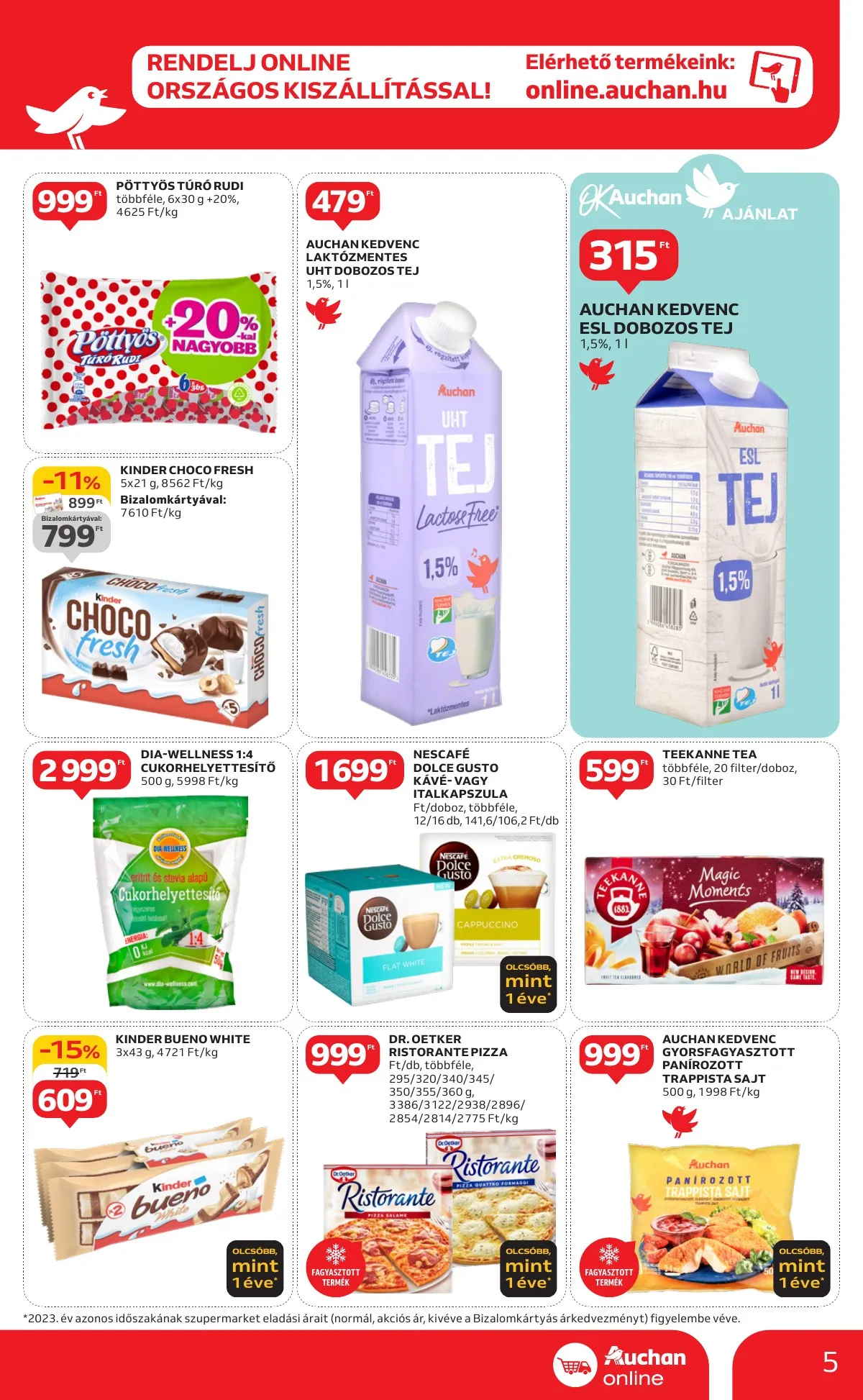 Auchan akciós újság Szupermarket 11.07–11.13 – 5. oldal