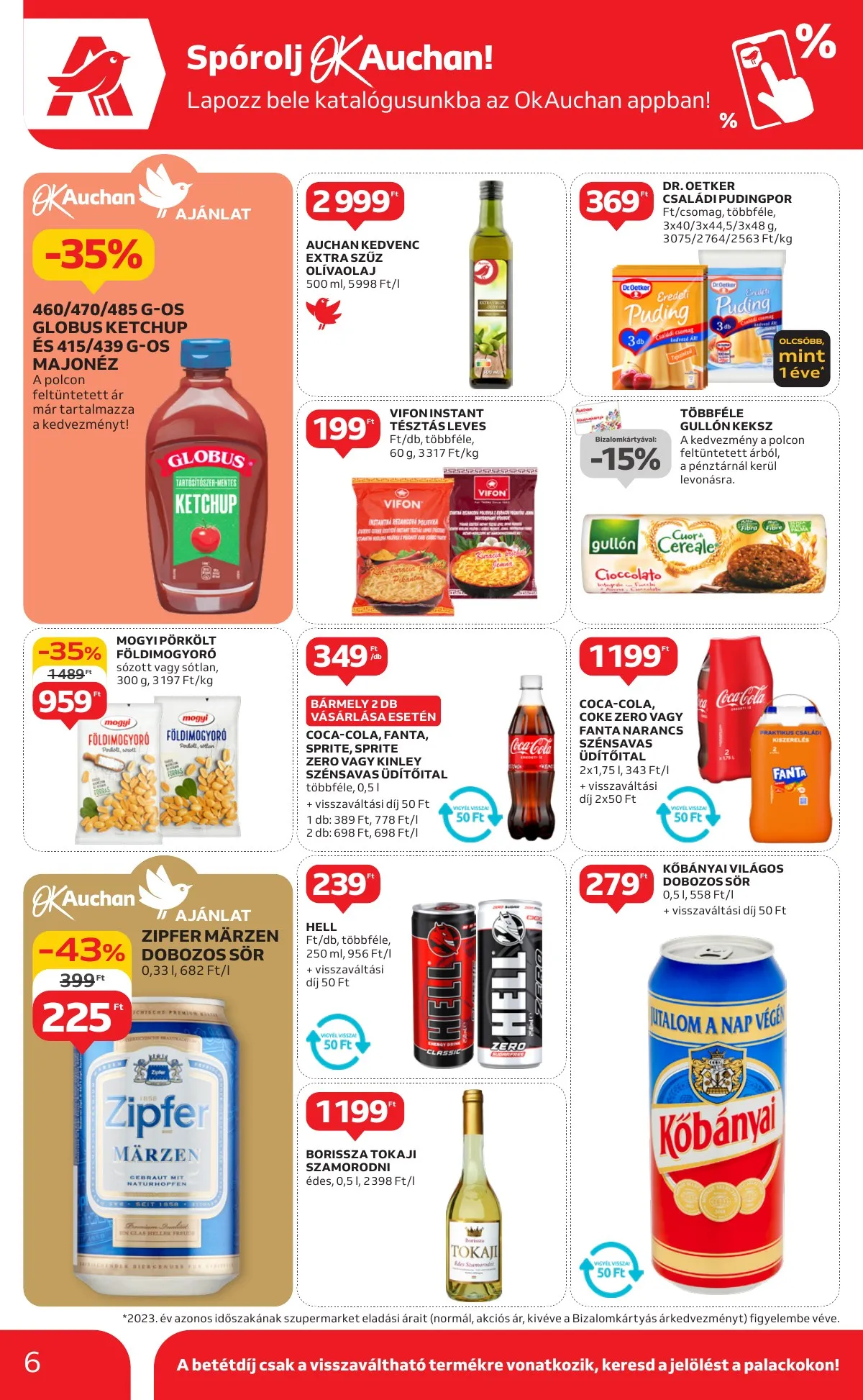 Auchan akciós újság Szupermarket 11.07–11.13 – 6. oldal