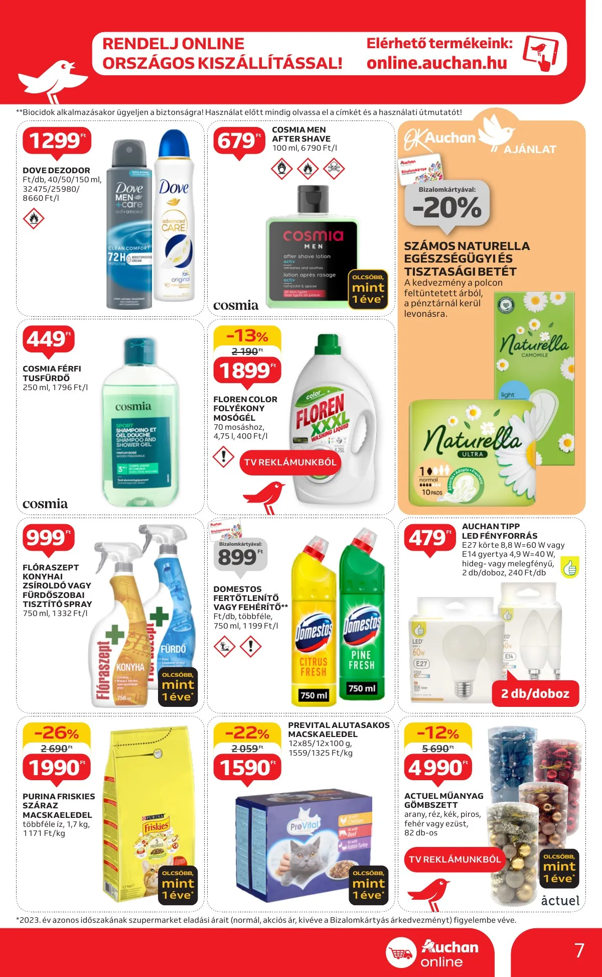 Auchan akciós újság Szupermarket 11.07–11.13 – 7. oldal