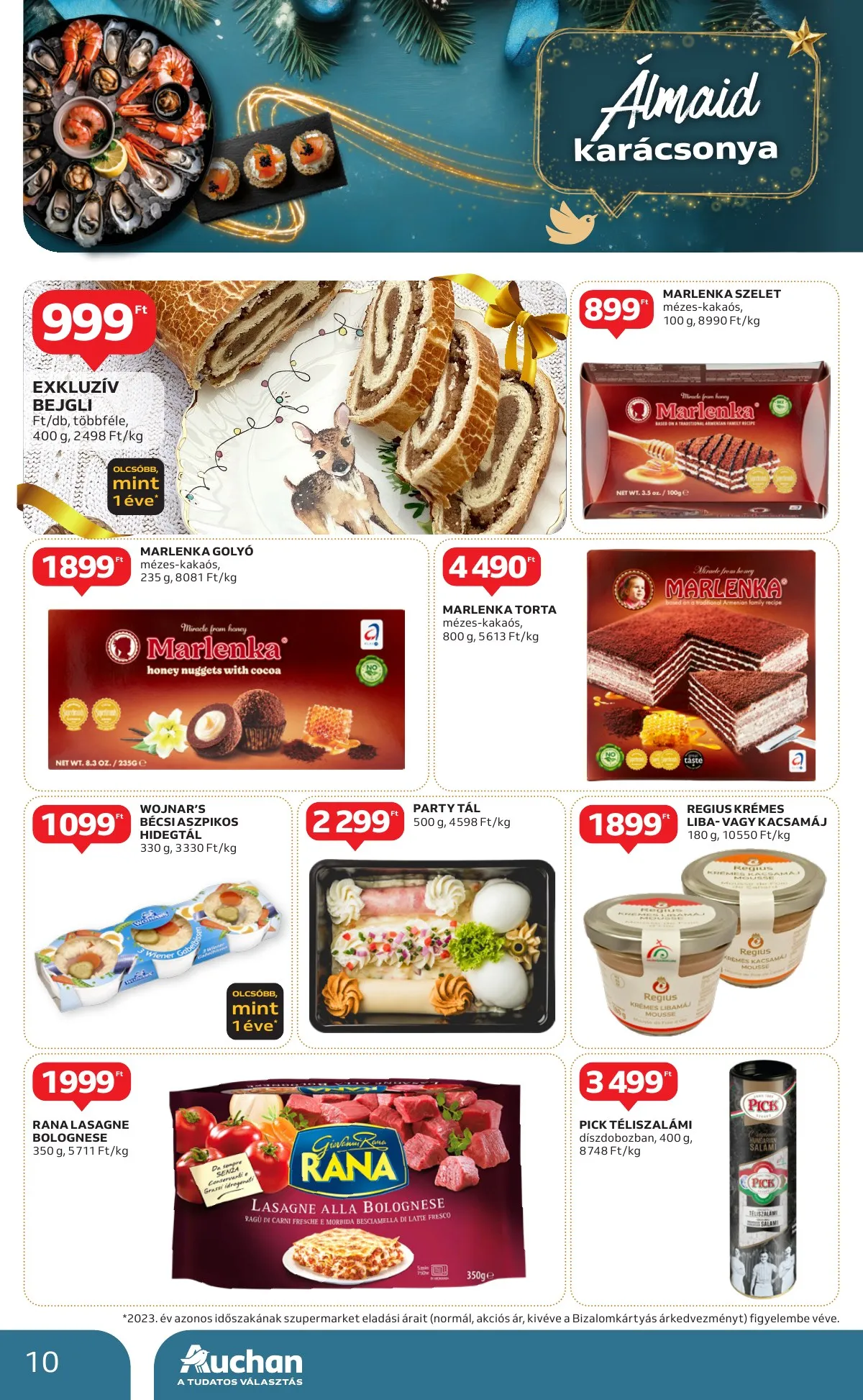 Auchan akciós újság Szupermarket 11.21–11.27 – 10. oldal