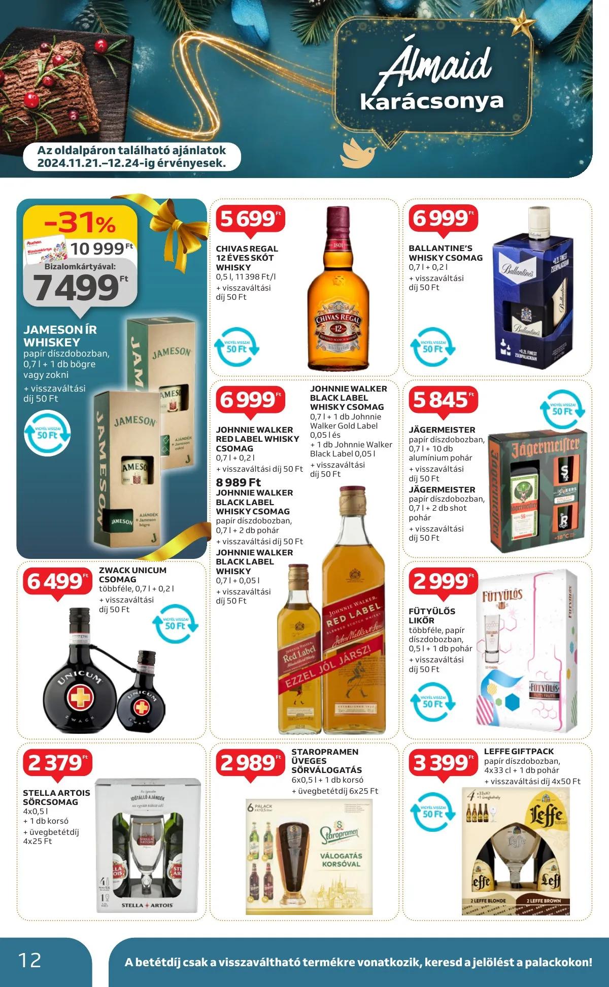 Auchan akciós újság Szupermarket 11.21–11.27 – 12. oldal