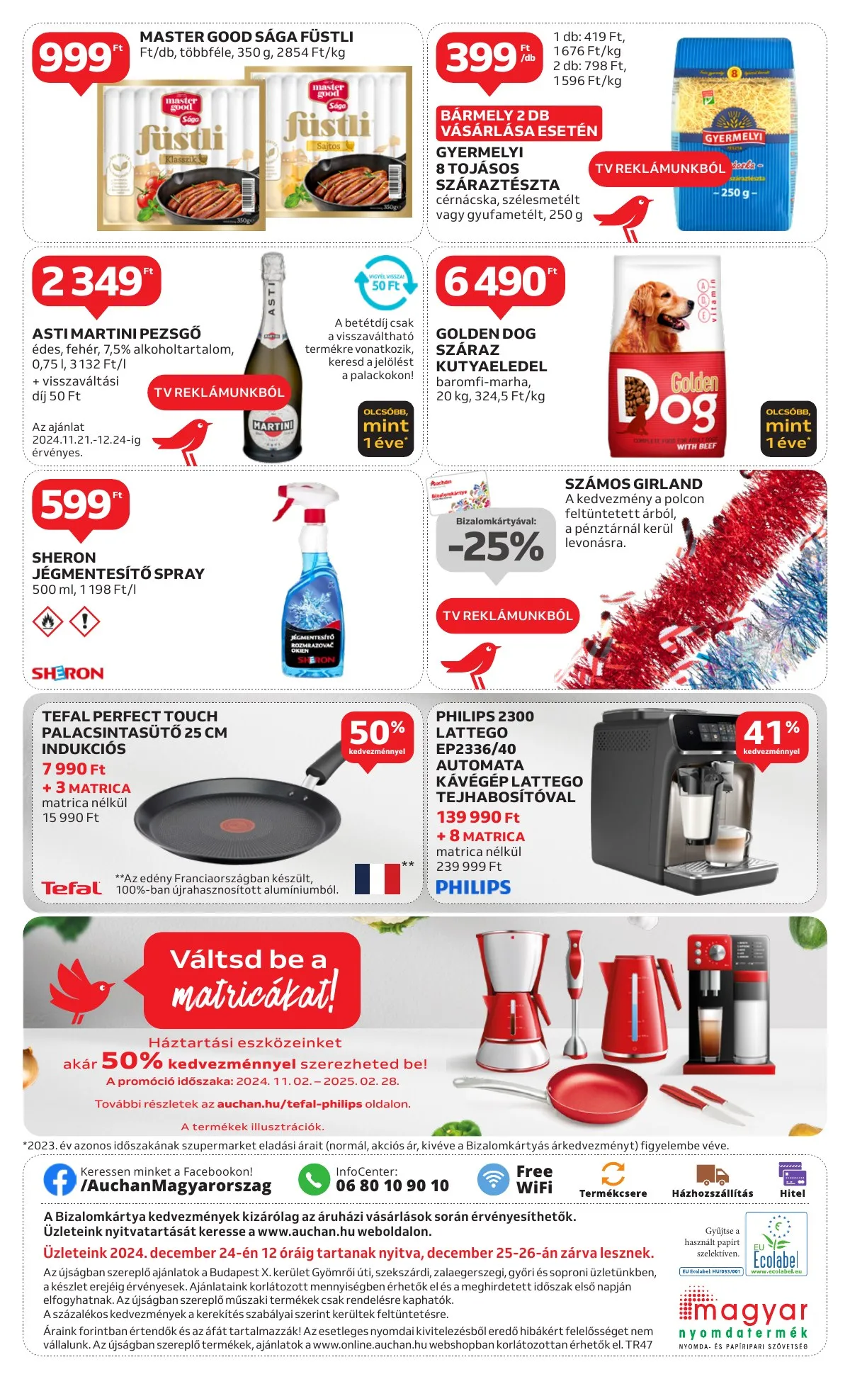 Auchan akciós újság Szupermarket 11.21–11.27 – 16. oldal