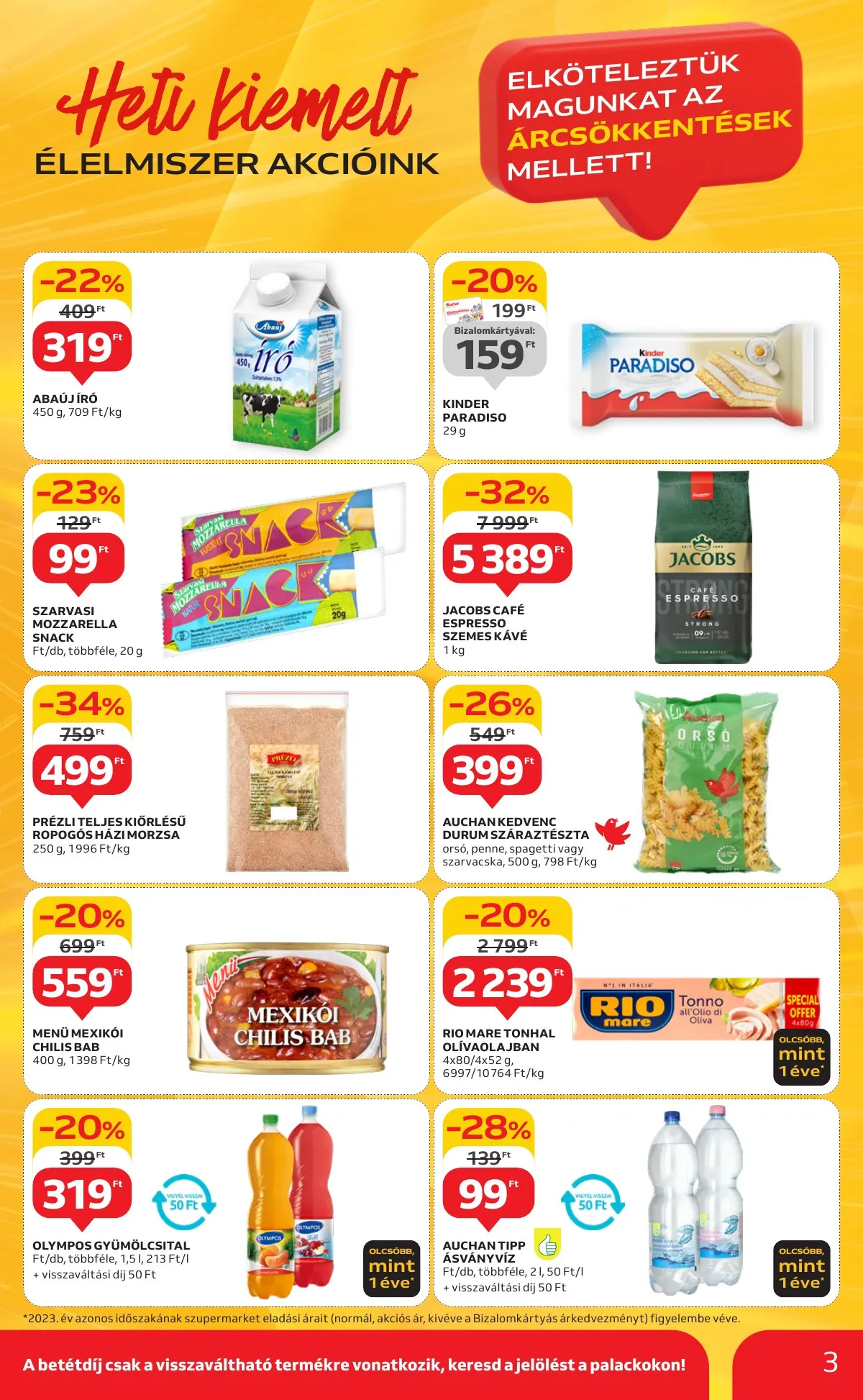 Auchan akciós újság Szupermarket 11.21–11.27 – 3. oldal