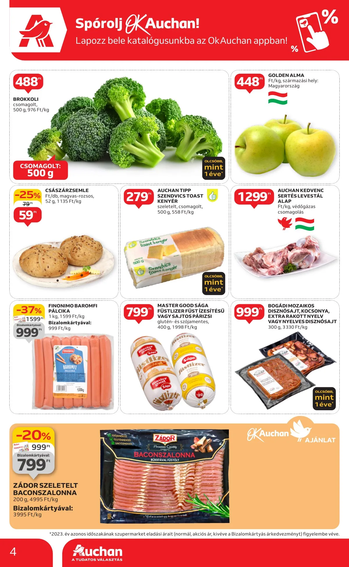 Auchan akciós újság Szupermarket 11.21–11.27 – 4. oldal