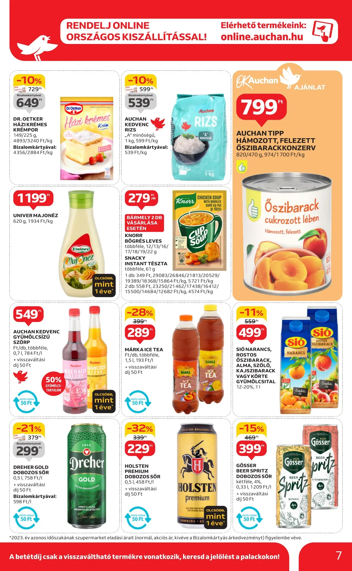 Auchan akciós újság Szupermarket 11.21–11.27 – 7. oldal