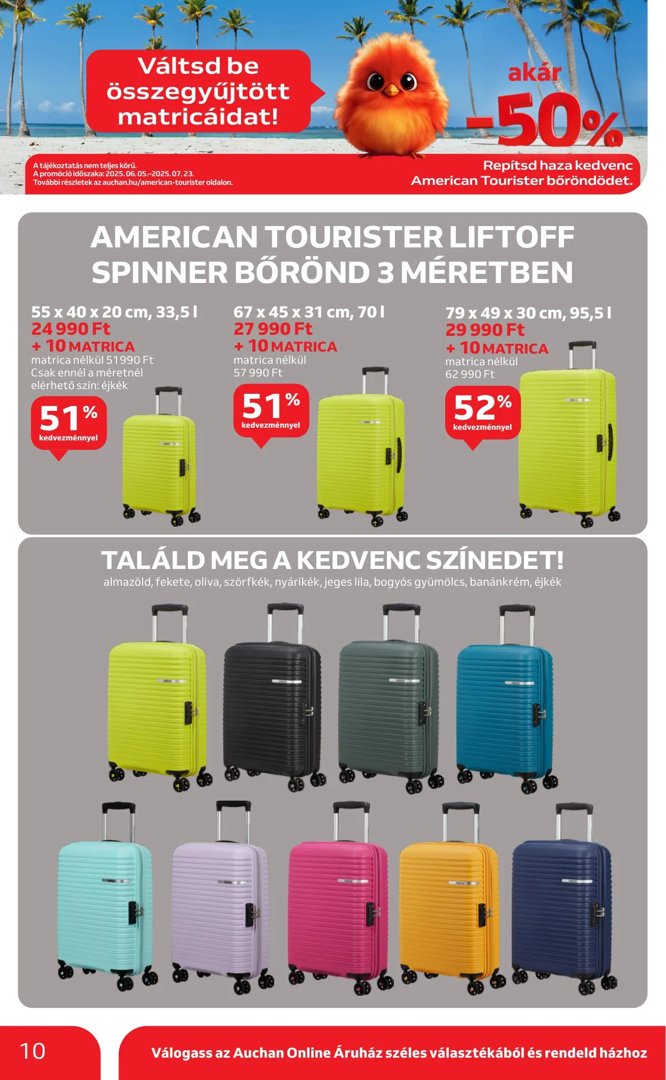 Auchan akciós újság Szupermarket 07.10–07.16 – 10. oldal