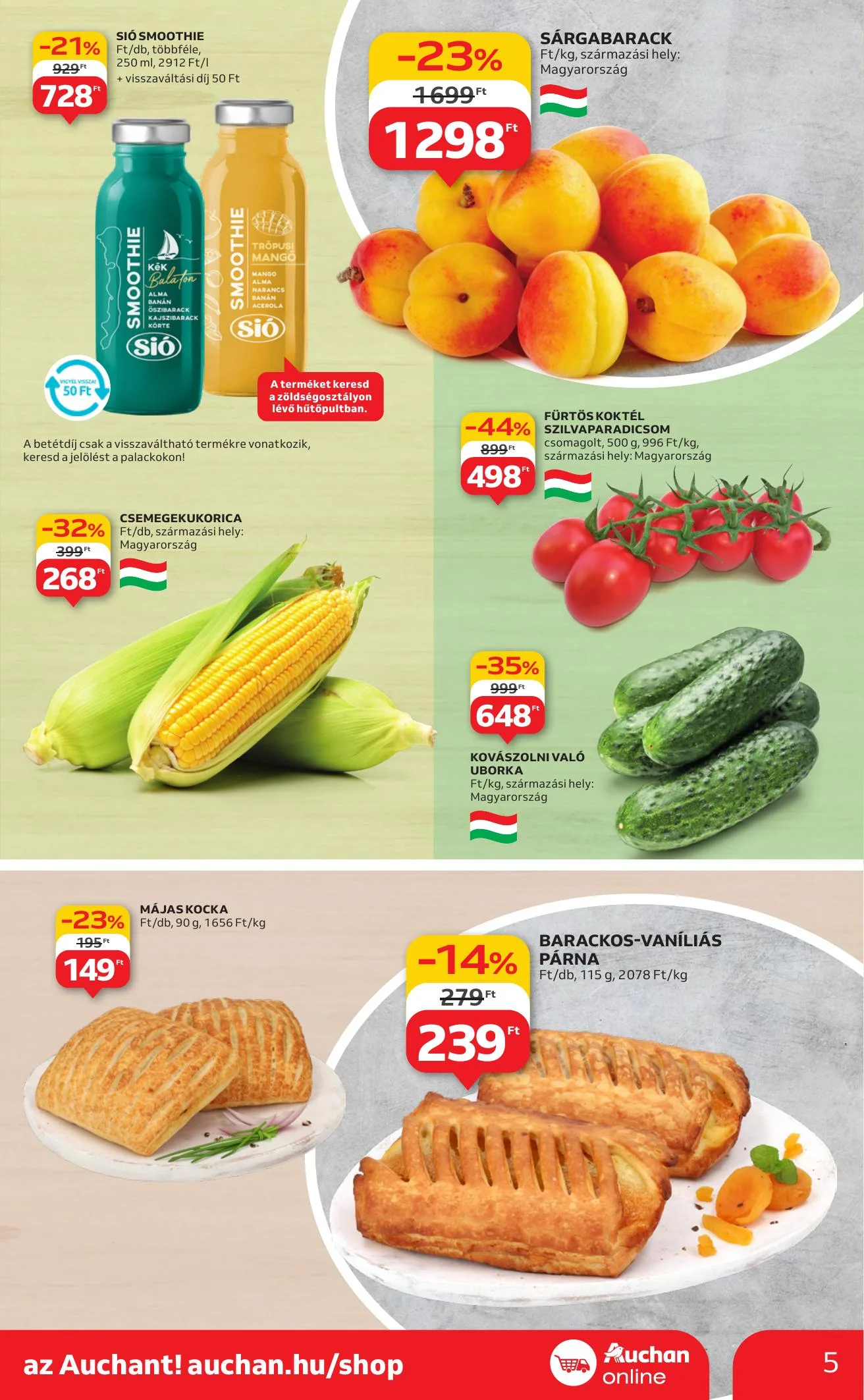 Auchan akciós újság Szupermarket 07.10–07.16 – 5. oldal