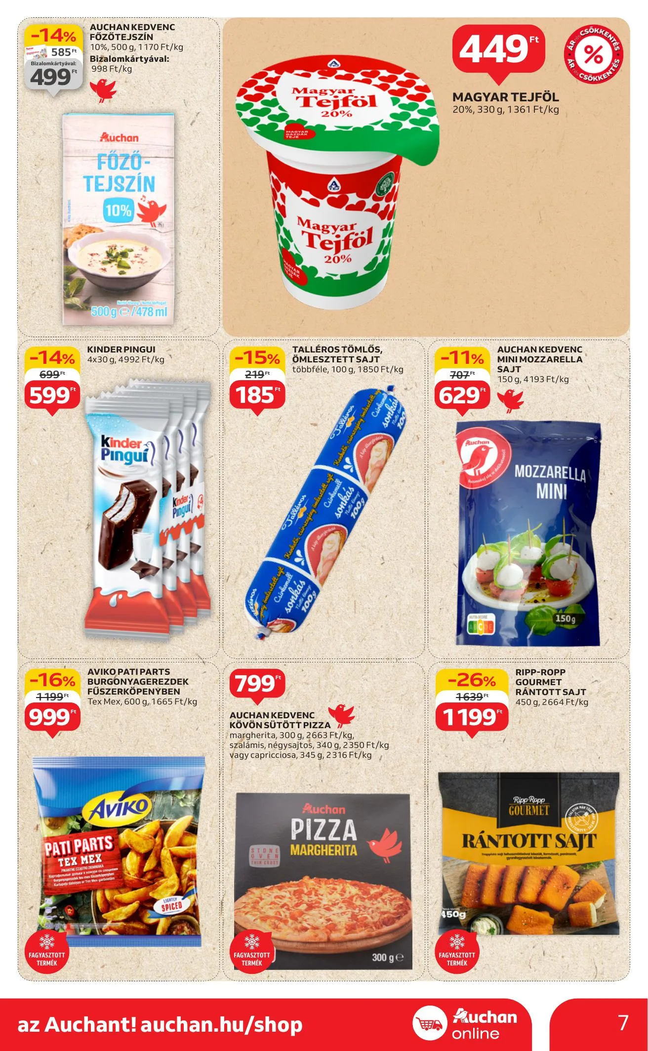 Auchan akciós újság Szupermarket 07.10–07.16 – 7. oldal