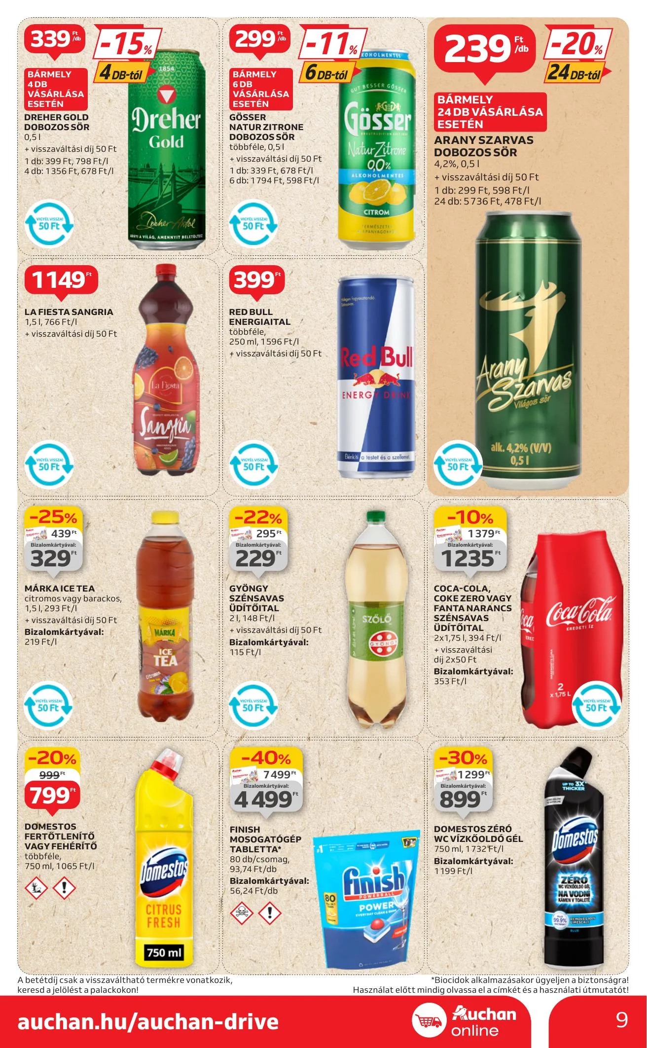 Auchan akciós újság Szupermarket 07.10–07.16 – 9. oldal