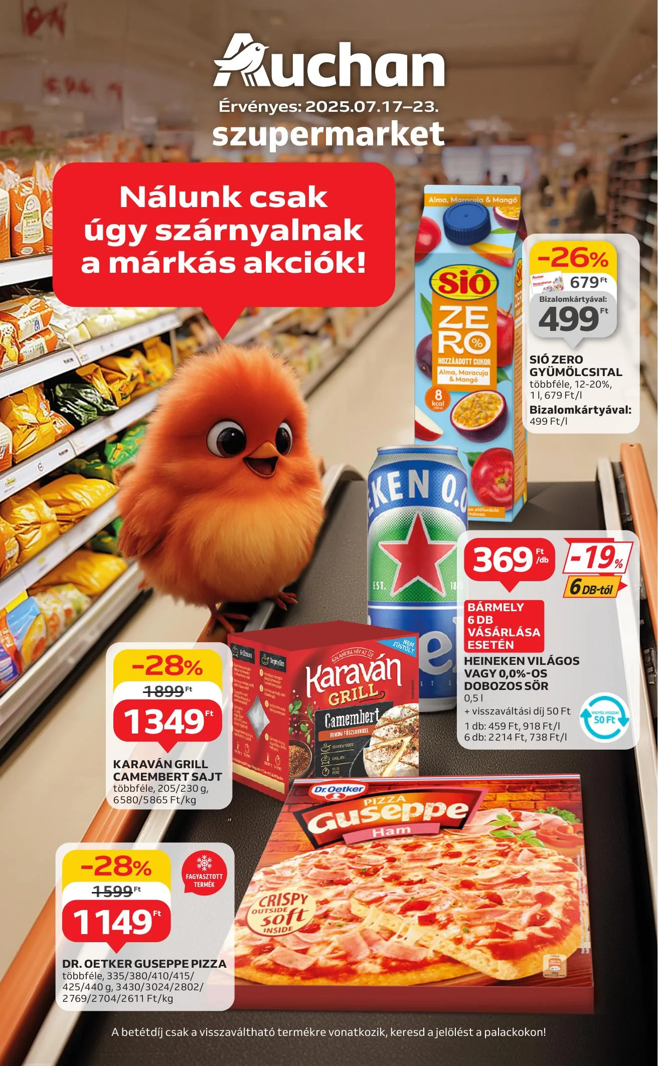 Auchan akciós újság Szupermarket 07.17–07.23