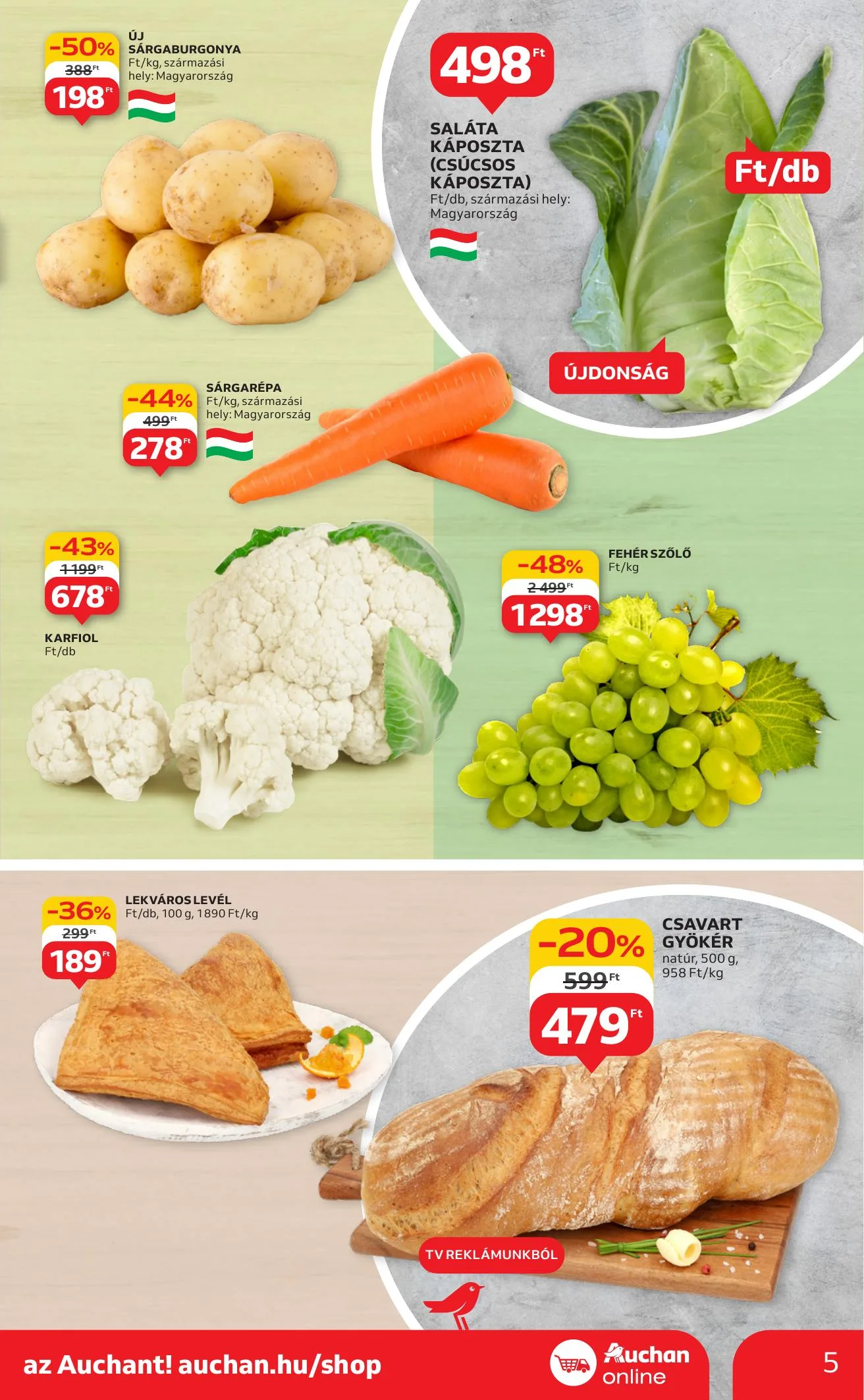 Auchan akciós újság Szupermarket 07.17–07.23 – 5. oldal