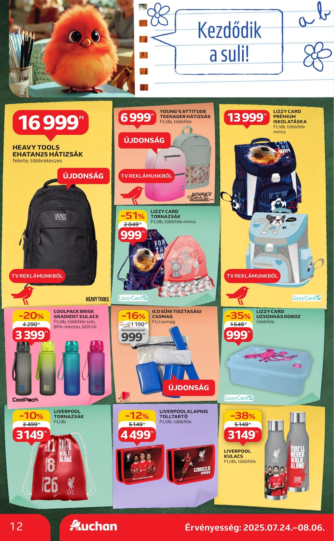 Auchan akciós újság Szupermarket 07.24–07.30 – 12. oldal