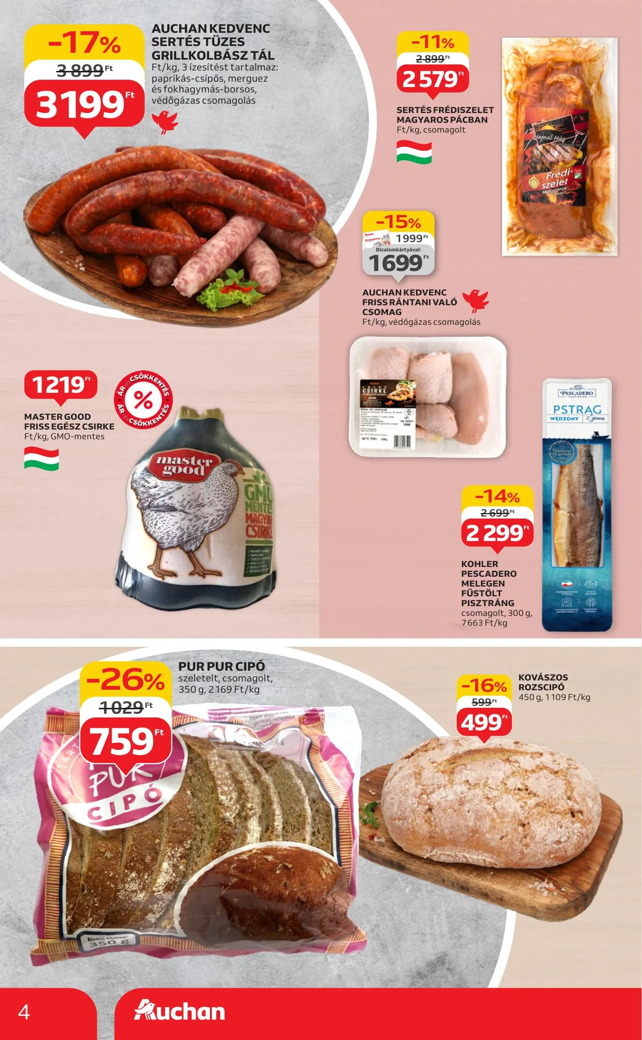 Auchan akciós újság Szupermarket 07.24–07.30 – 4. oldal