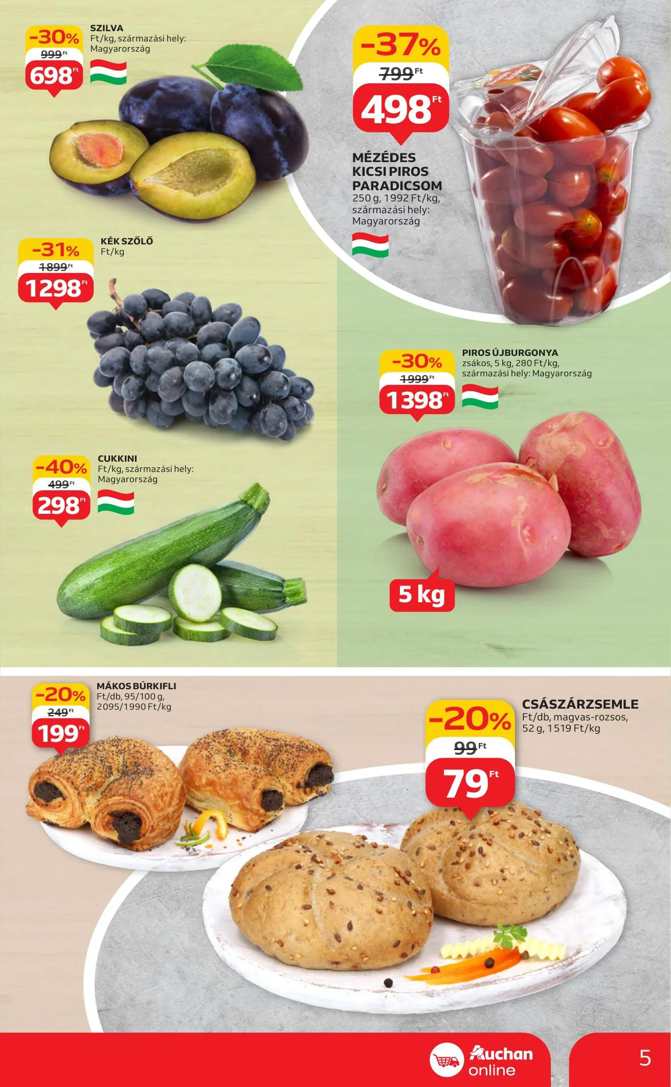 Auchan akciós újság Szupermarket 07.24–07.30 – 5. oldal