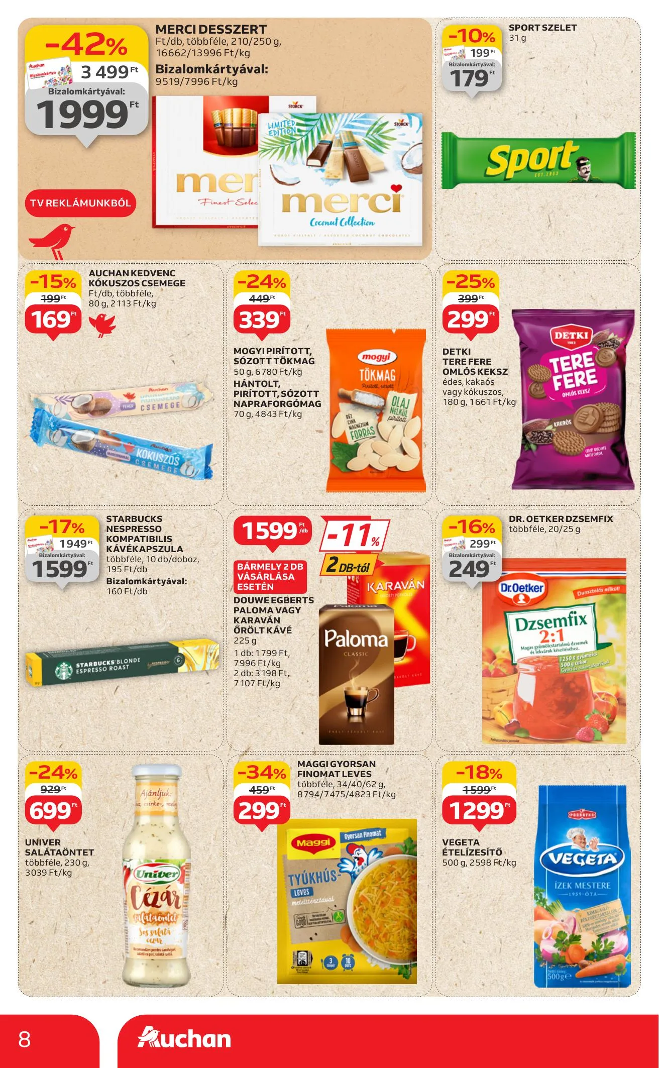 Auchan akciós újság Szupermarket 07.24–07.30 – 8. oldal